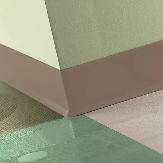 Tarkett / Johnsonite Traditional Duracove Rubber Wall Base DC45 Sandalwood 2.5" x 4' (30 Pcs. / Box) by 1/8" Cove (with Toe)