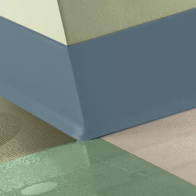 Tarkett / Johnsonite Traditional Duracove Rubber Wall Base #58 Windsor Blue 6" x 100' Roll by 1/8" Cove (with Toe)