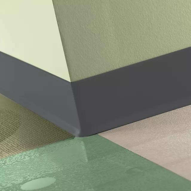 Tarkett / Johnsonite Traditional Duracove Rubber Wall Base DC63 Burnt Umber 2.5" x 120' Roll by 1/8" Cove (with Toe)