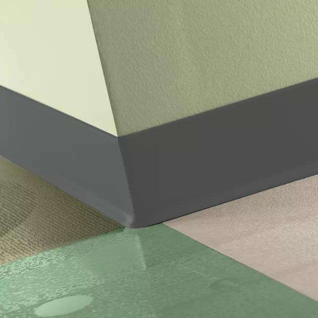 Tarkett / Johnsonite Traditional Duracove Rubber Wall Base DCTA4 Gateway 2.5" x 4' (30 Pcs. / Box) by 1/8" Cove (with Toe)