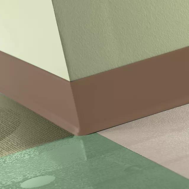 Tarkett / Johnsonite Traditional Duracove Rubber Wall Base DCTA7 Rusty Nail 2.5" x 120' Roll by 1/8" Cove (with Toe)