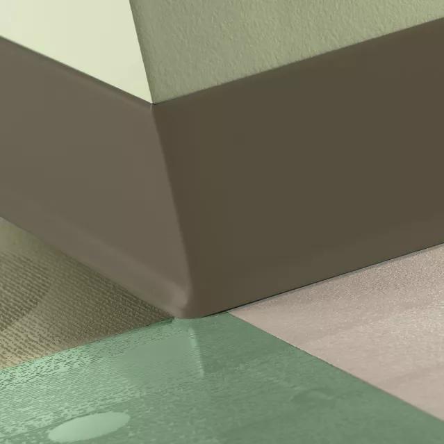 Tarkett / Johnsonite Traditional Duracove Rubber Wall Base #Tb2 Boxwood 6" x 100' Roll by 1/8" Cove (with Toe)