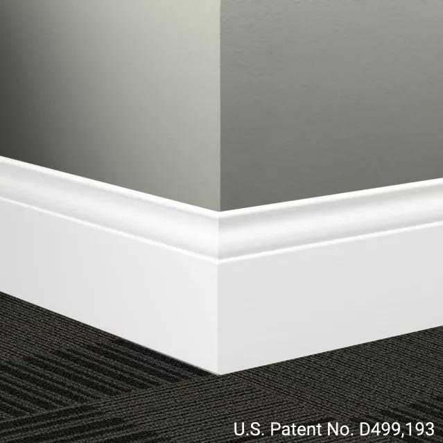 Tarkett / Johnsonite Millwork Inflection 5-1/4" 00 Unfinished 5.25" x 8' by 3/8" (48 LF/box)