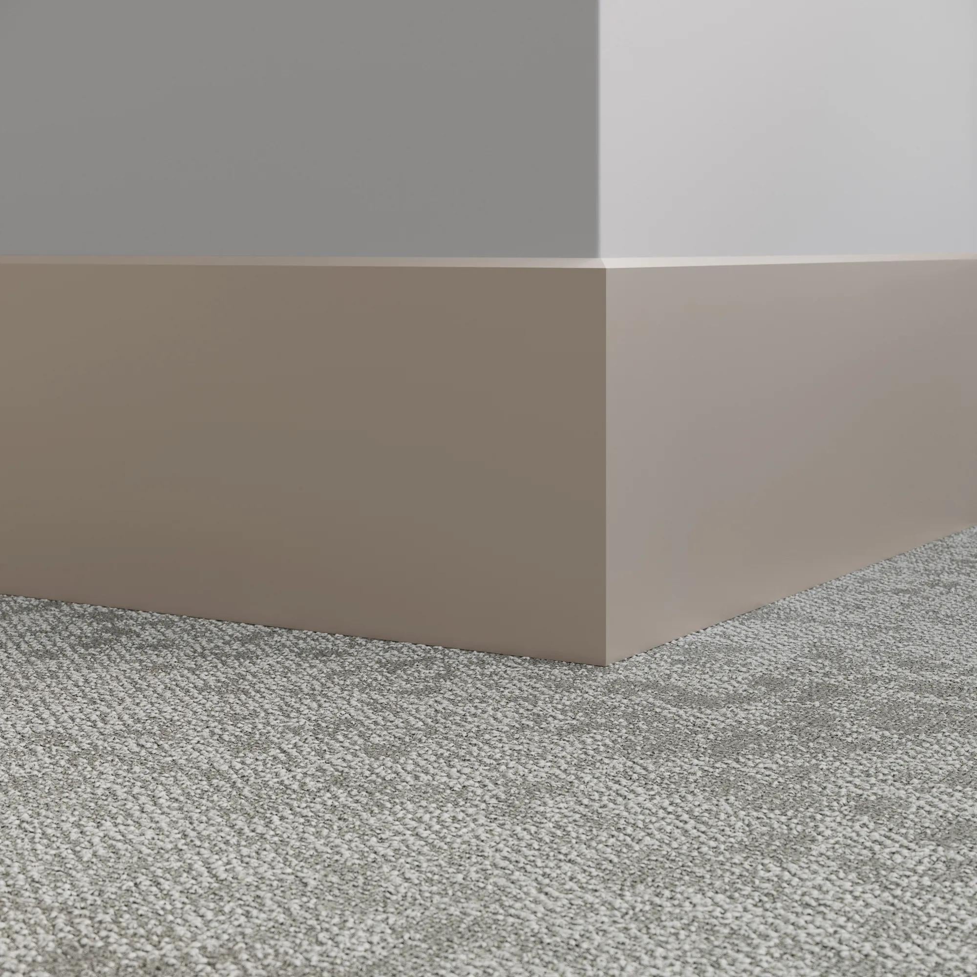 Tarkett / Johnsonite Millwork Exhibit 8" 121 Cement 8" x 8' by 1/4"