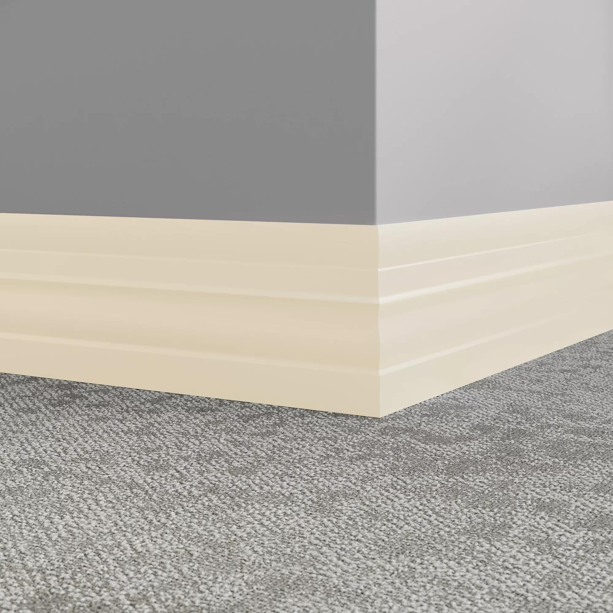 Tarkett / Johnsonite Millwork Attache 6" 01 Snow White 6" x 8' by 1/4" (64 LF/box)