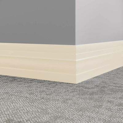 Tarkett / Johnsonite Millwork Attache 6" 01 Snow White 6" x 8' by 1/4" (64 LF/box)
