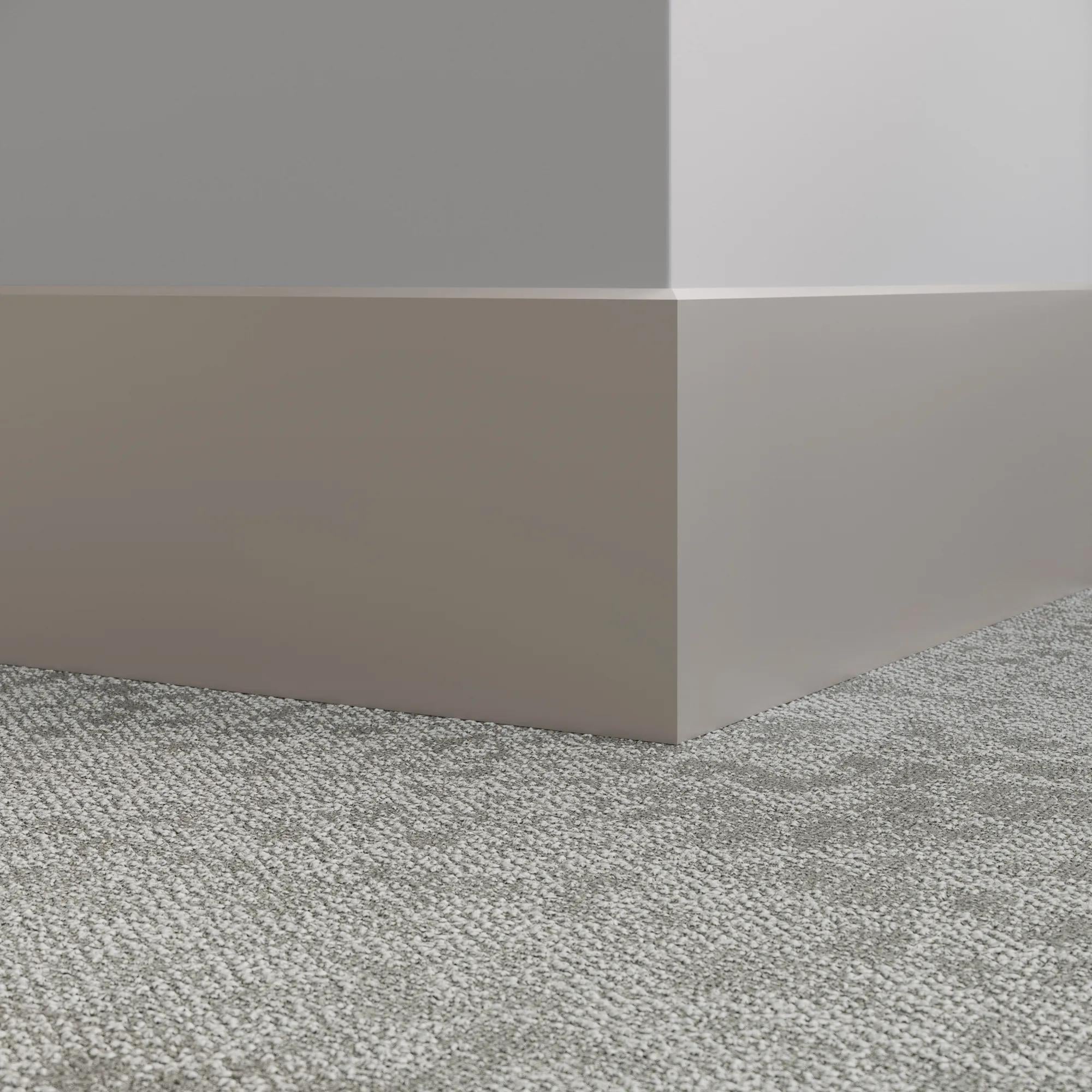 Tarkett / Johnsonite Millwork Exhibit 8" 55 Silver Gray 8" x 8' by 1/4"