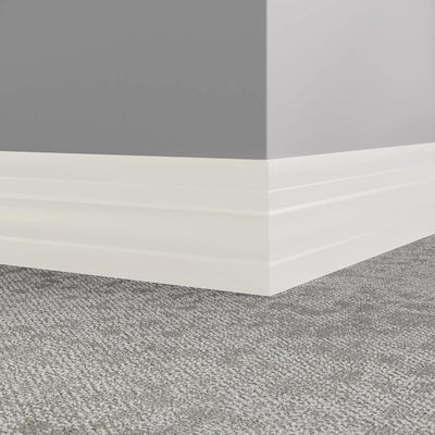 Tarkett / Johnsonite Millwork Attache 6" 08 Icicle 6" x 8' by 1/4" (64 LF/box)