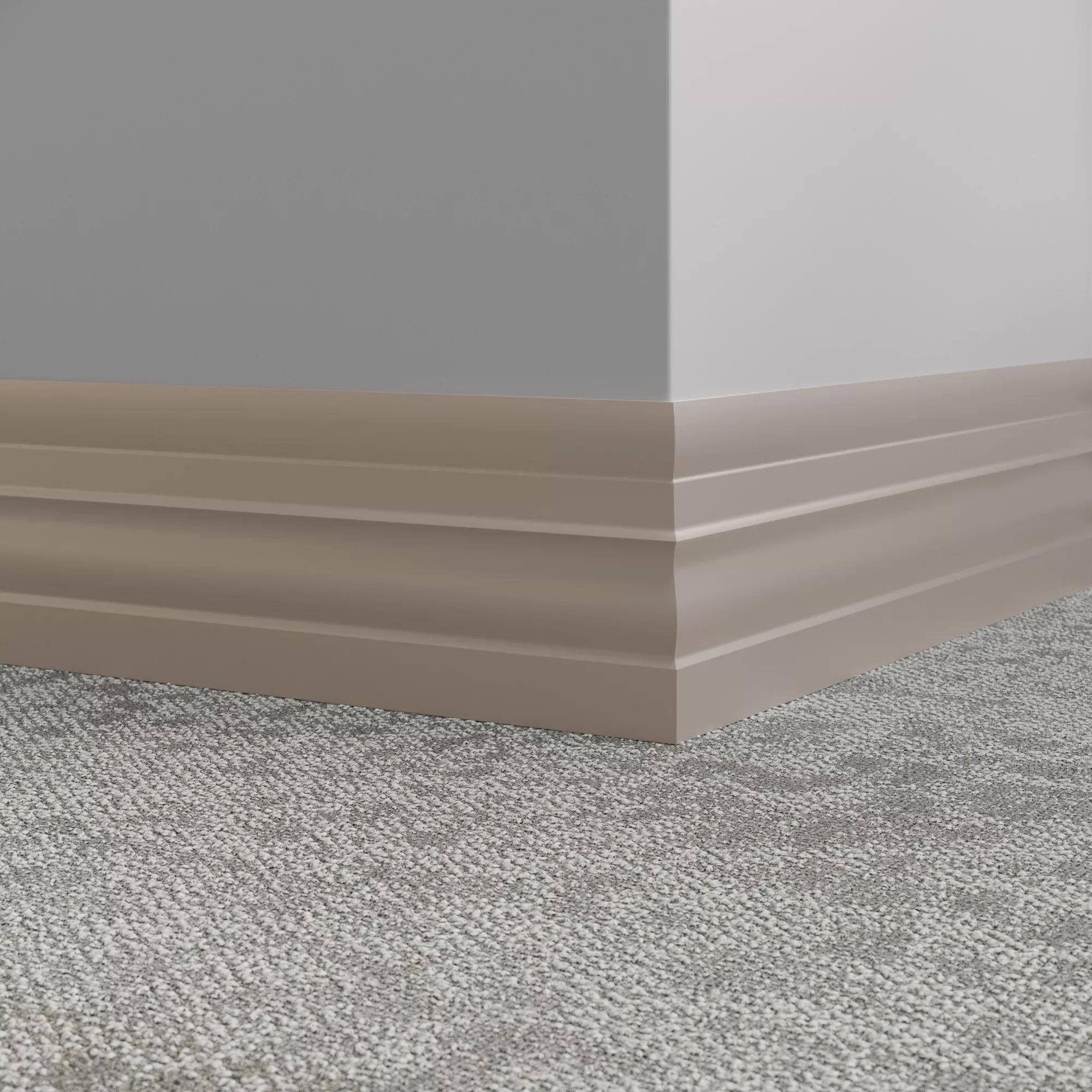 Tarkett / Johnsonite Millwork Attache 6" 121 Cement 6" x 8' by 1/4" (64 LF/box)