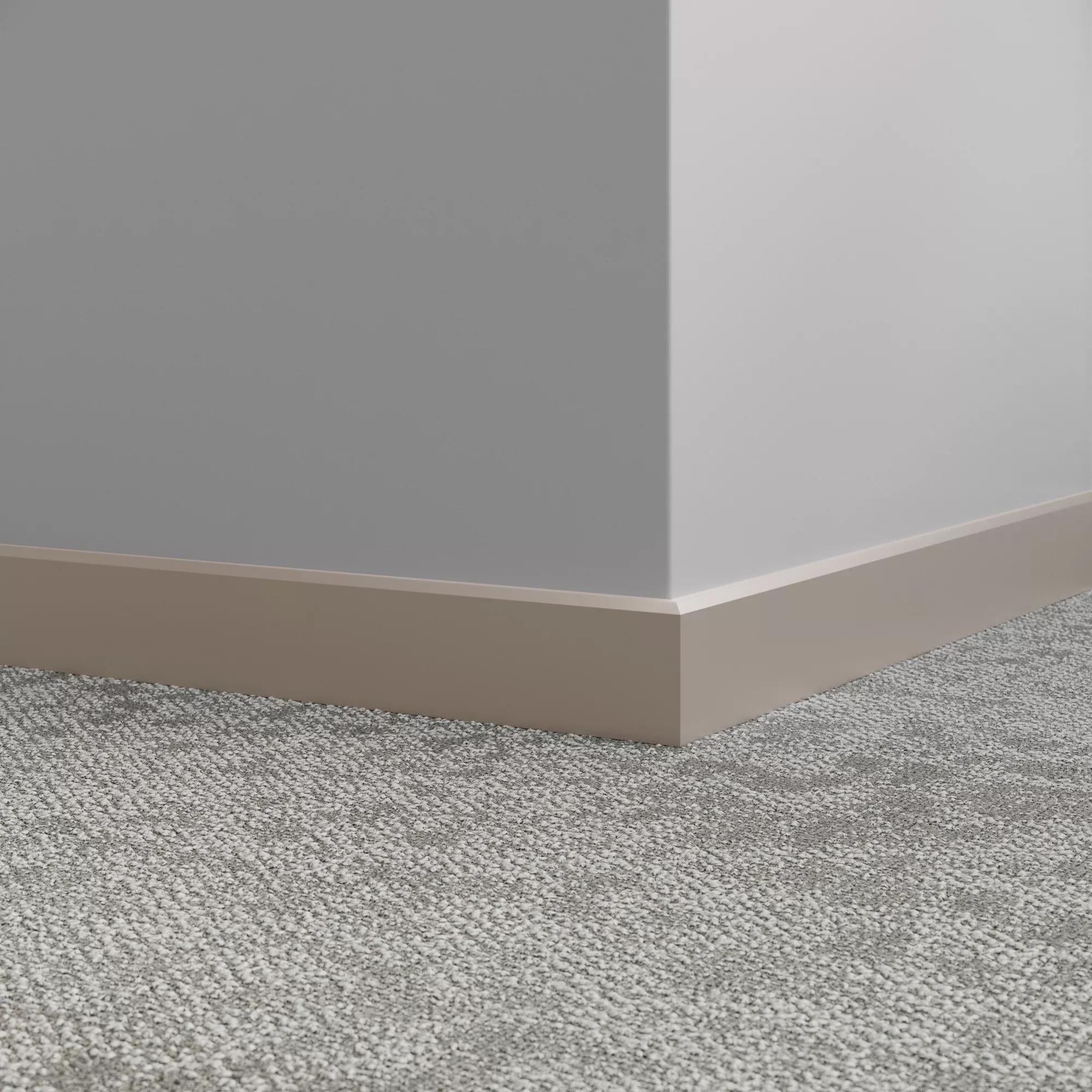 Tarkett / Johnsonite Millwork Mandalay 2-1/2" 121 Cement 2.5" x 8' by 3/8" (40 LF/box)