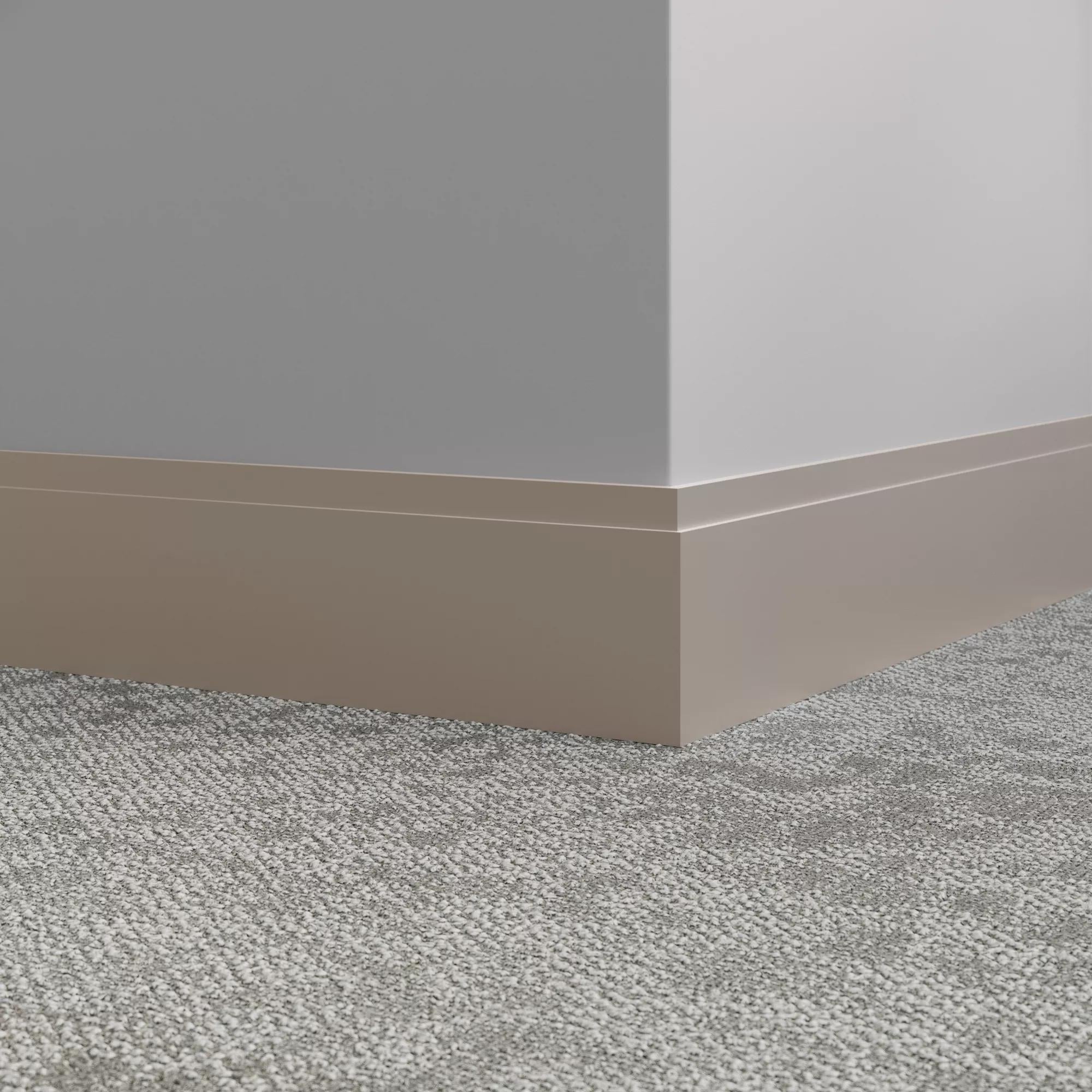 Tarkett / Johnsonite Millwork Equinox 4-1/2" 121 Cement 4.5" x 8' by 3/8" (40 LF/box)