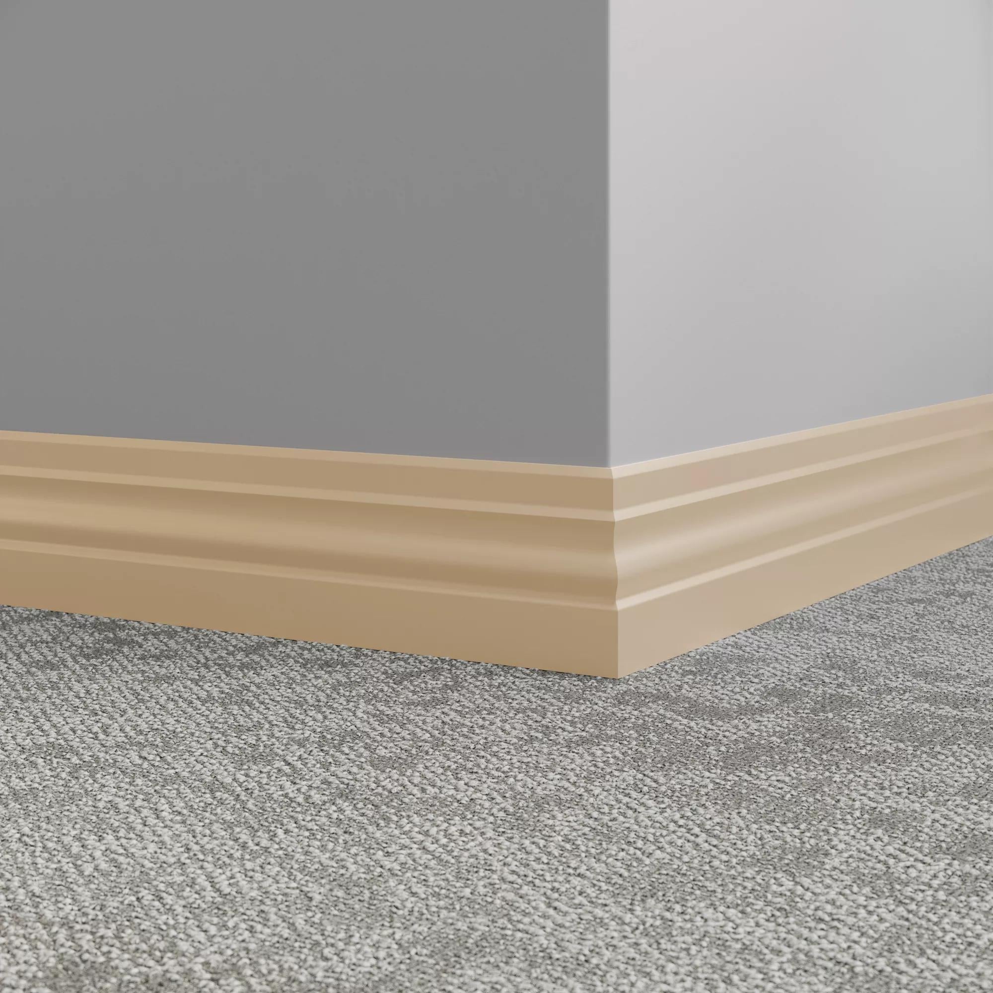 Tarkett / Johnsonite Millwork Ambassador 4" 129 Silk 4" x 8' by 3/8" (48 LF/box)