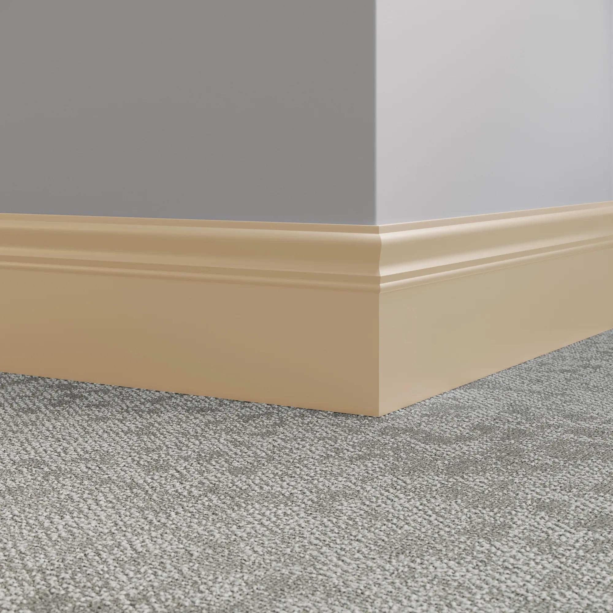 Tarkett / Johnsonite Millwork Monarch 6" 129 Silk 6" x 8' by 3/16" – product image showing size, style, and brand details.