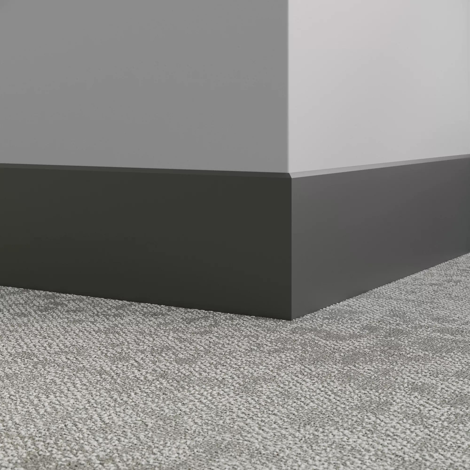 Tarkett / Johnsonite Millwork Exhibit 6" 168 Thunder 6" x 8' by 1/4"