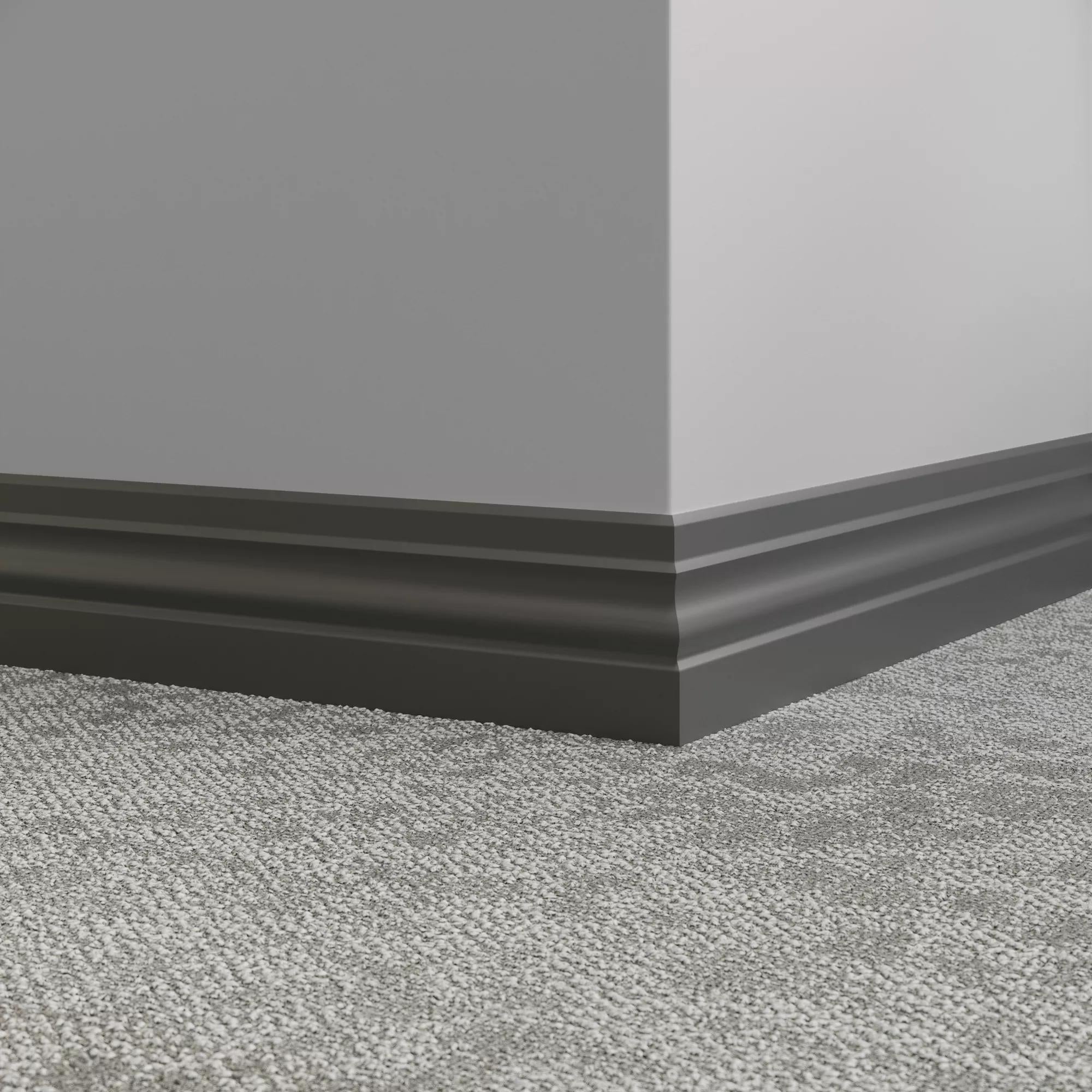 Tarkett / Johnsonite Millwork Ambassador 4" 168 Thunder 4" x 8' by 3/8" (48 LF/box)