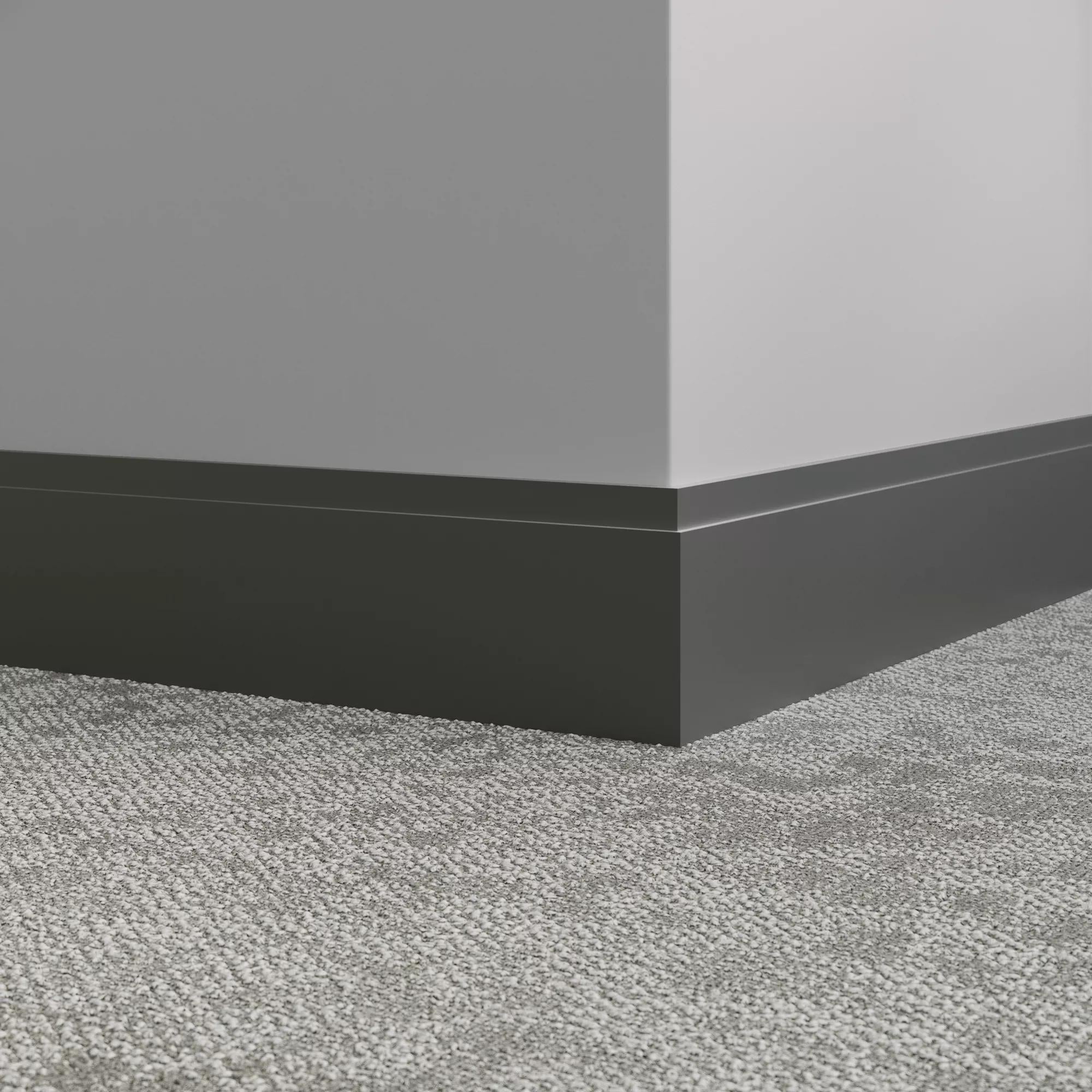 Tarkett / Johnsonite Millwork Equinox 4-1/2" 168 Thunder 4.5" x 8' by 3/8" (40 LF/box)