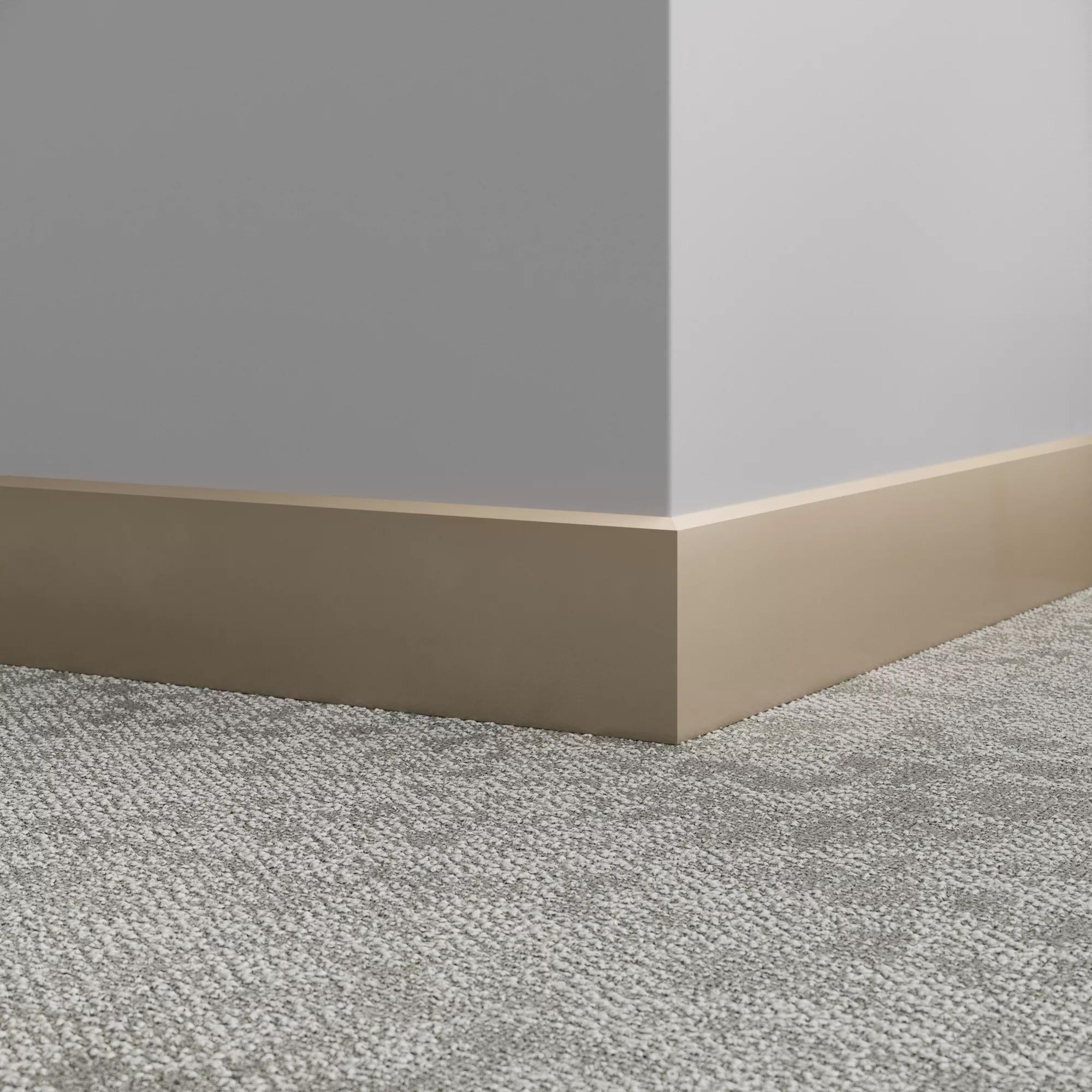 Tarkett / Johnsonite Millwork Exhibit 8" 176 Brass 8" x 8' by 1/4"