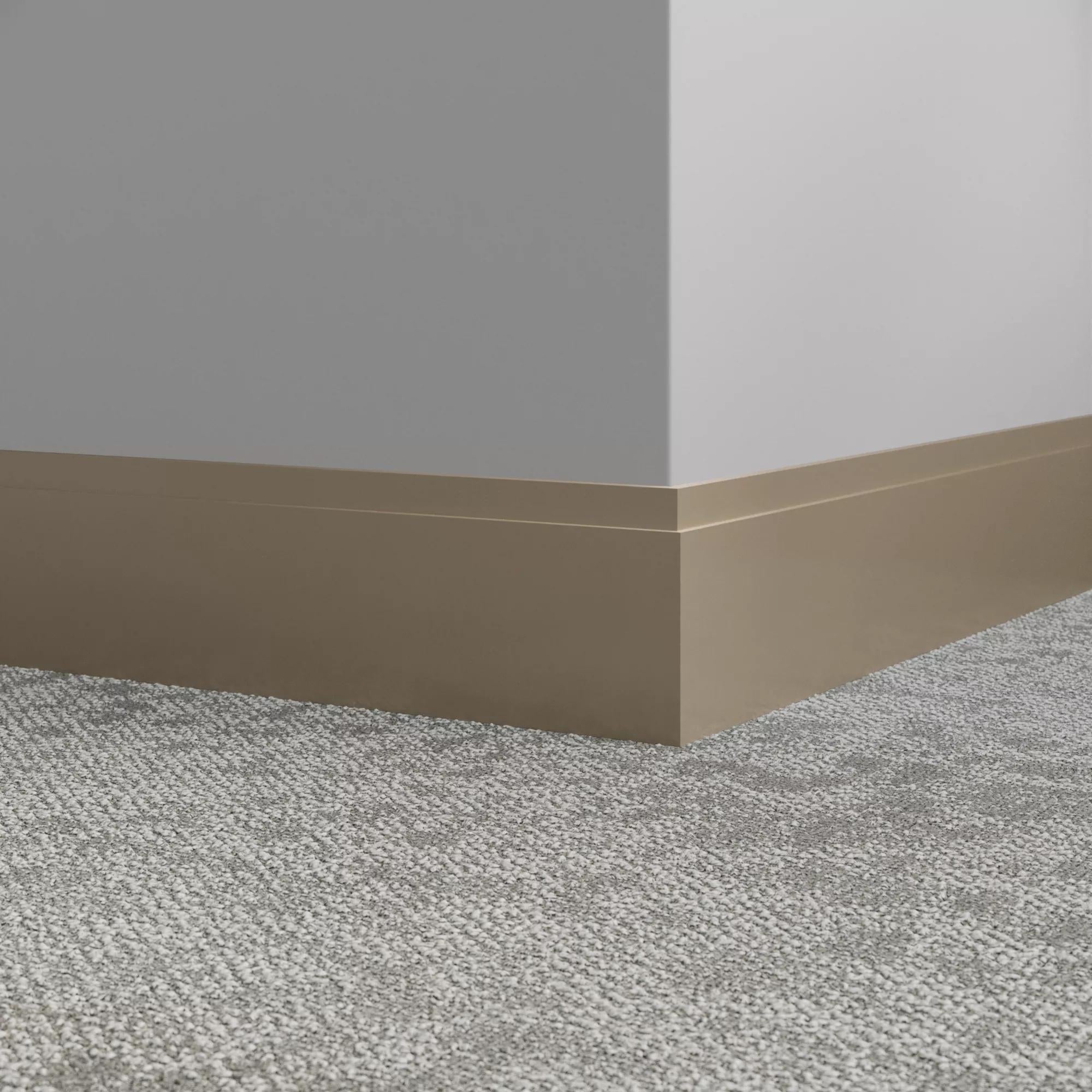 Tarkett / Johnsonite Millwork Equinox 4-1/2" 176 Brass 4.5" x 8' by 3/8" (40 LF/box)