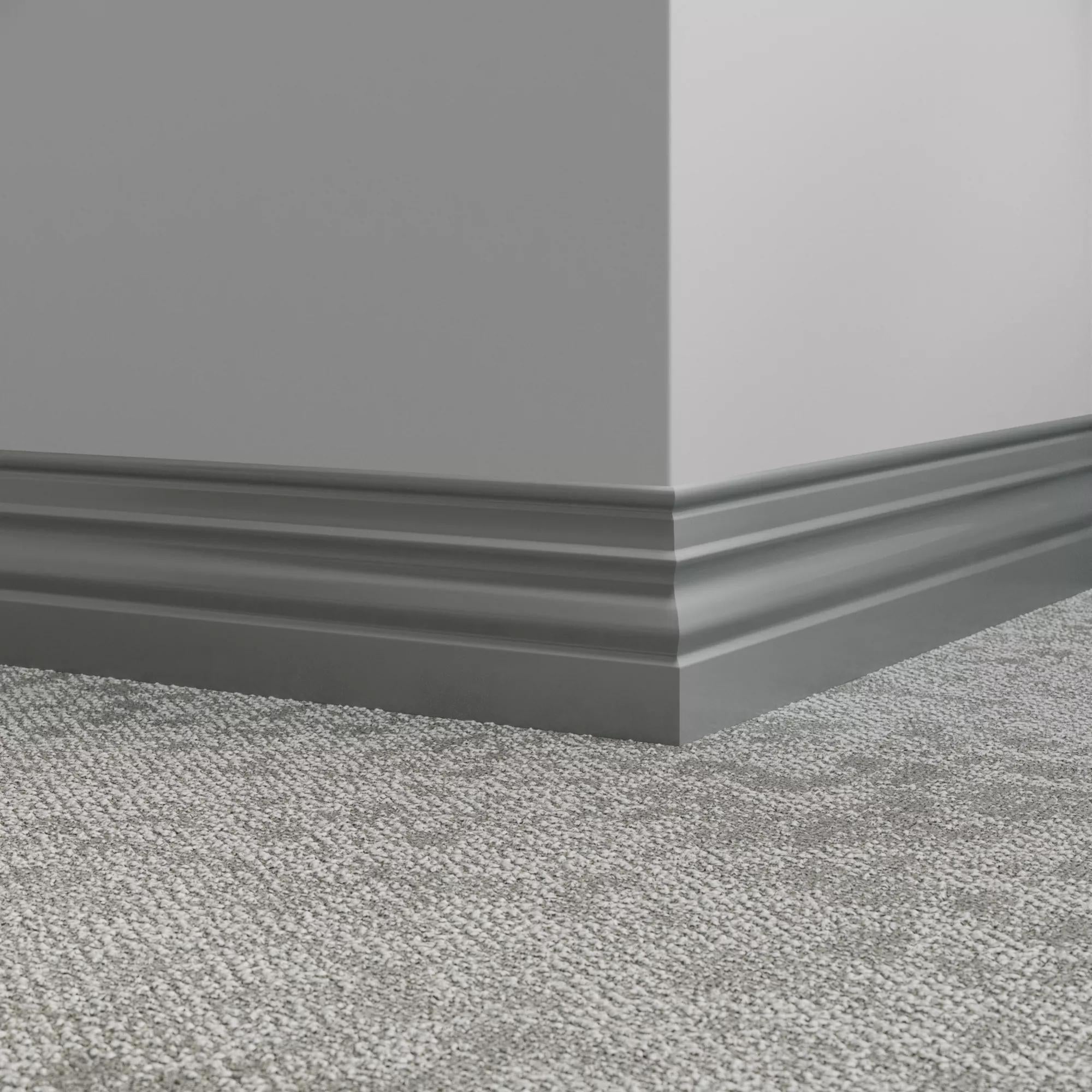 Tarkett / Johnsonite Millwork Diplomat 4-1/2" 178 Ironstone 4.5" x 8' by 3/8" (48 LF/box)