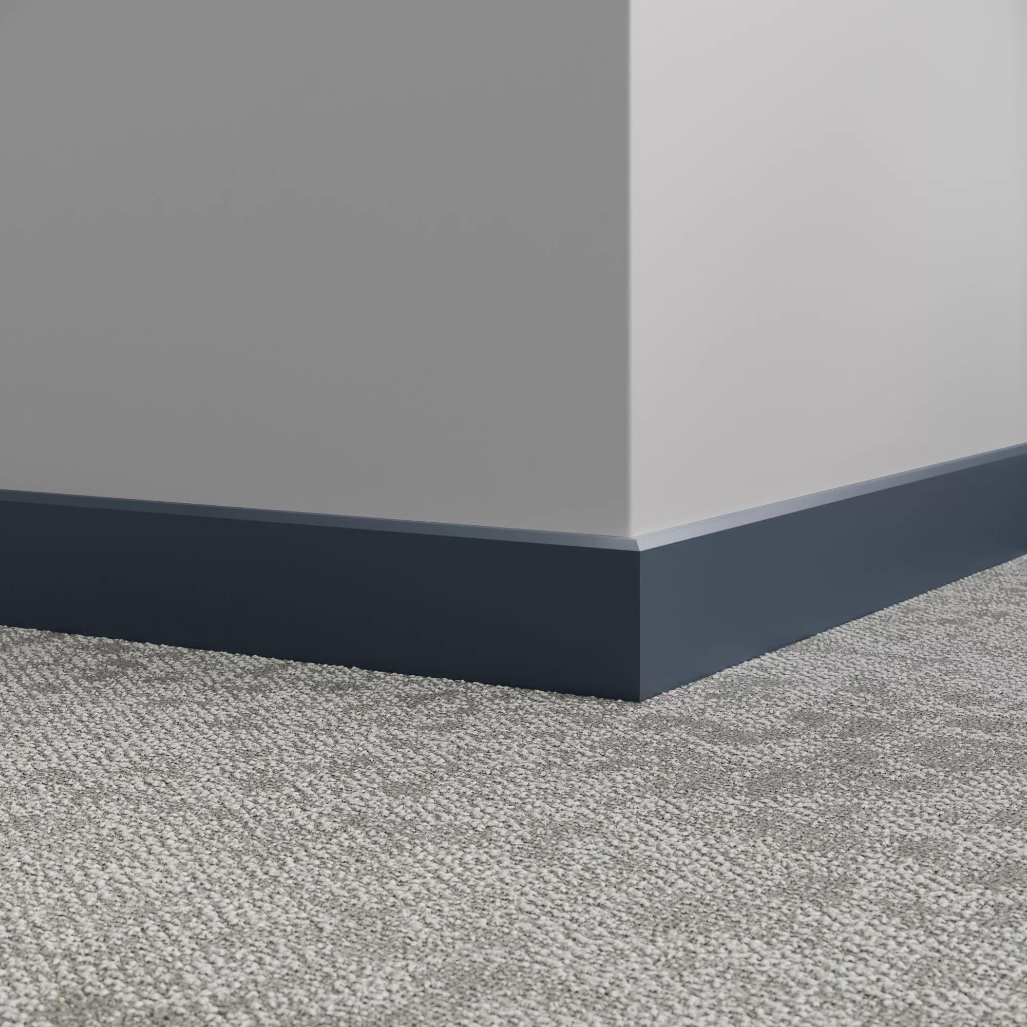 Tarkett / Johnsonite Millwork Mandalay 3" 18 Navy Blue 3" x 8' by 3/8" – product image showing size, style, and brand details.