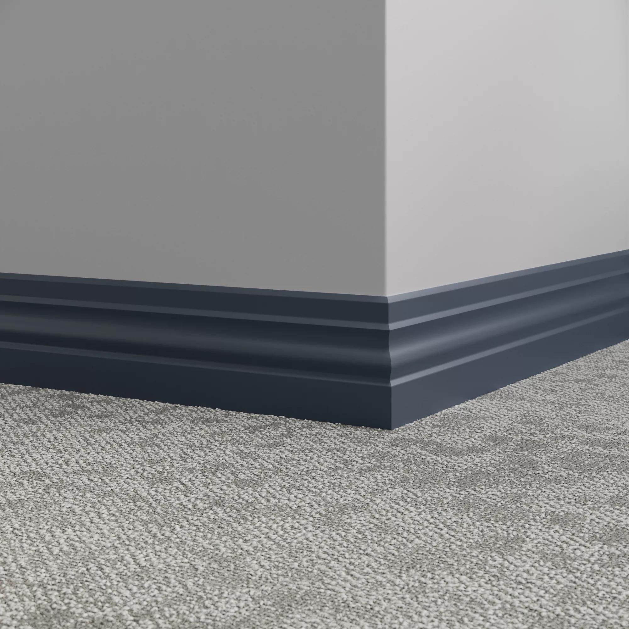 Tarkett / Johnsonite Millwork Ambassador 4" 18 Navy Blue 4" x 8' by 3/8" (48 LF/box)