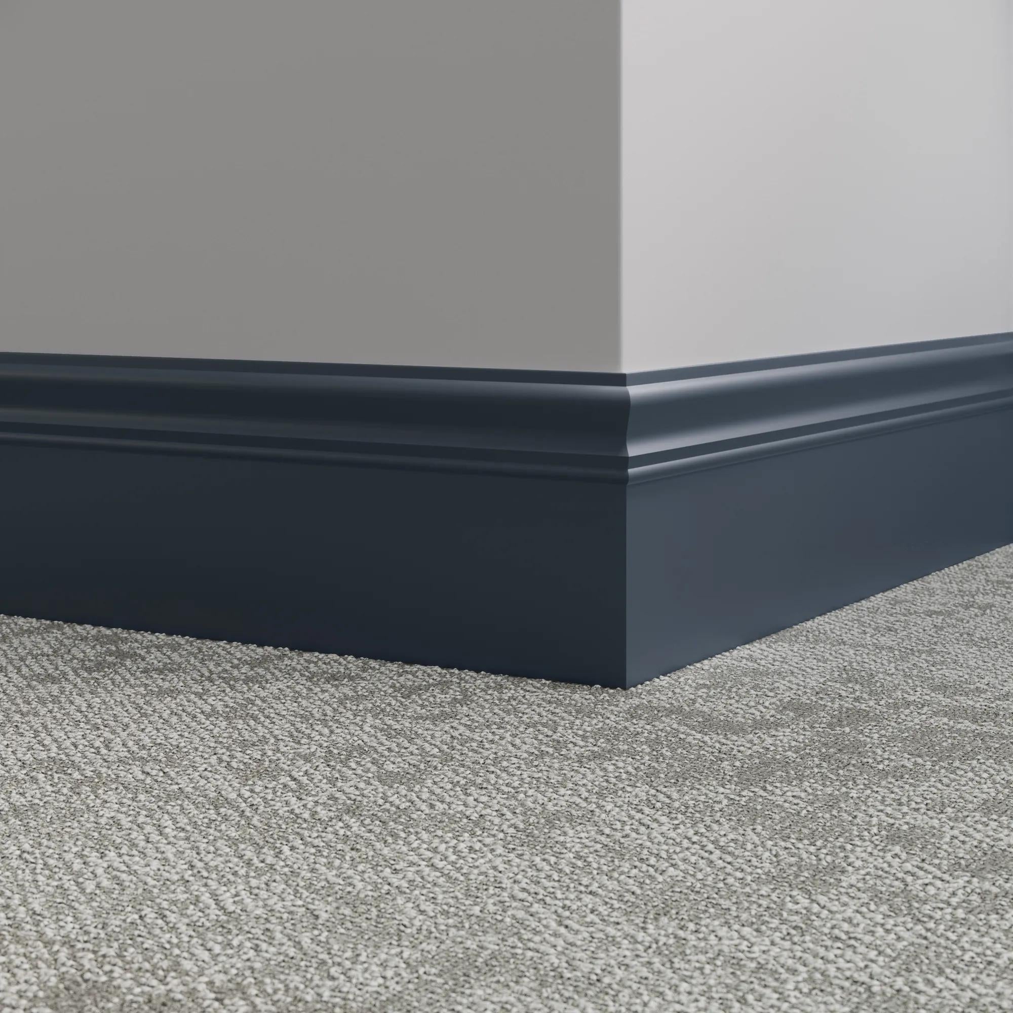 Tarkett / Johnsonite Millwork Monarch 6" 18 Navy Blue 6" x 8' by 3/16" – product image showing size, style, and brand details.