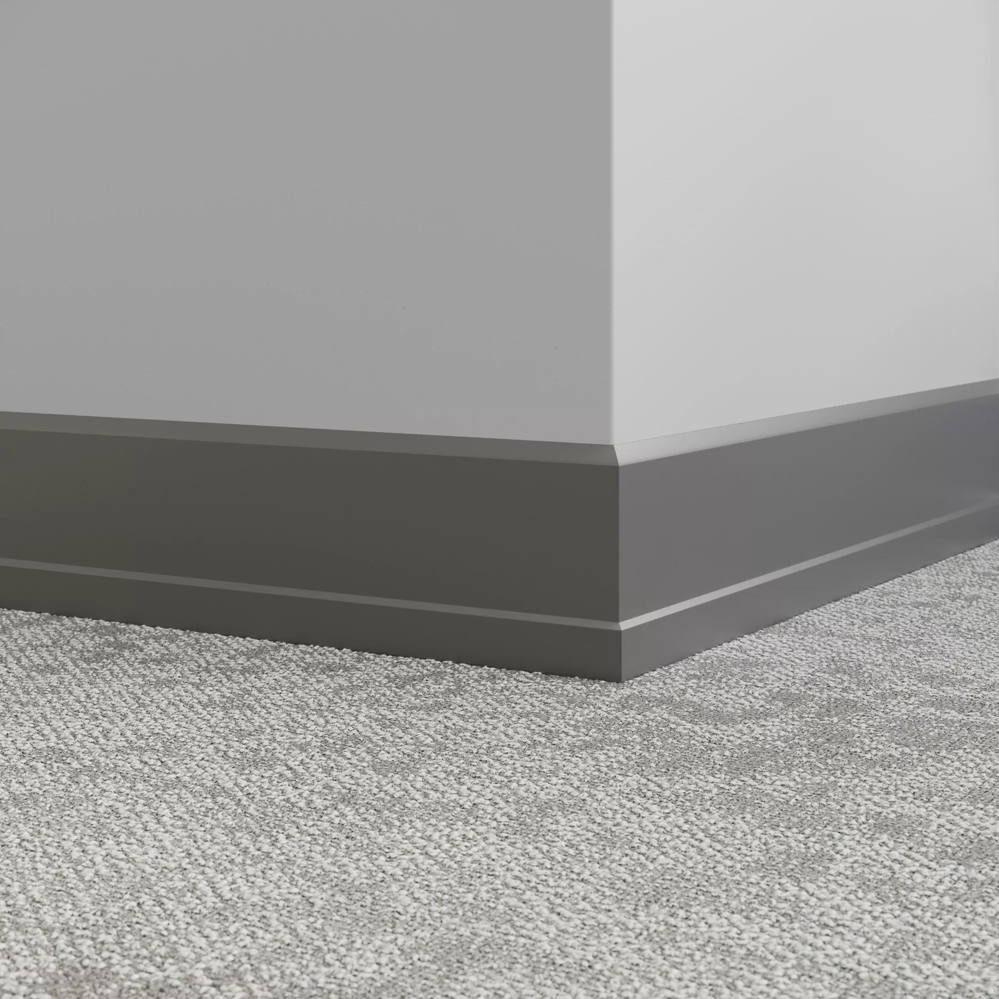 Tarkett / Johnsonite Millwork Stance 6" 20 Charcoal 6" x 8' by 0.35"