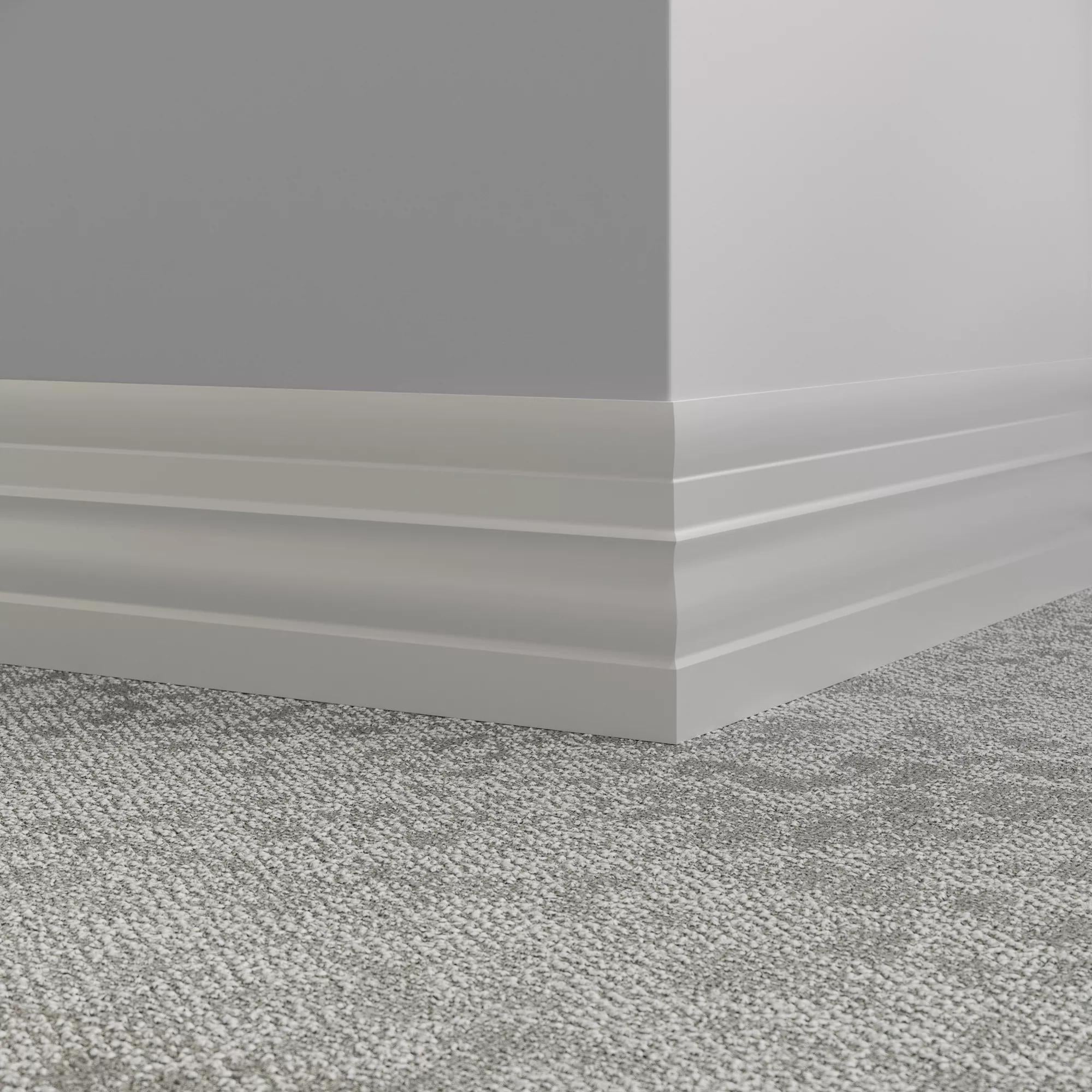 Tarkett / Johnsonite Millwork Attache 6" Vapor 23 Grey 6" x 8' by 1/4" (64 LF/box)
