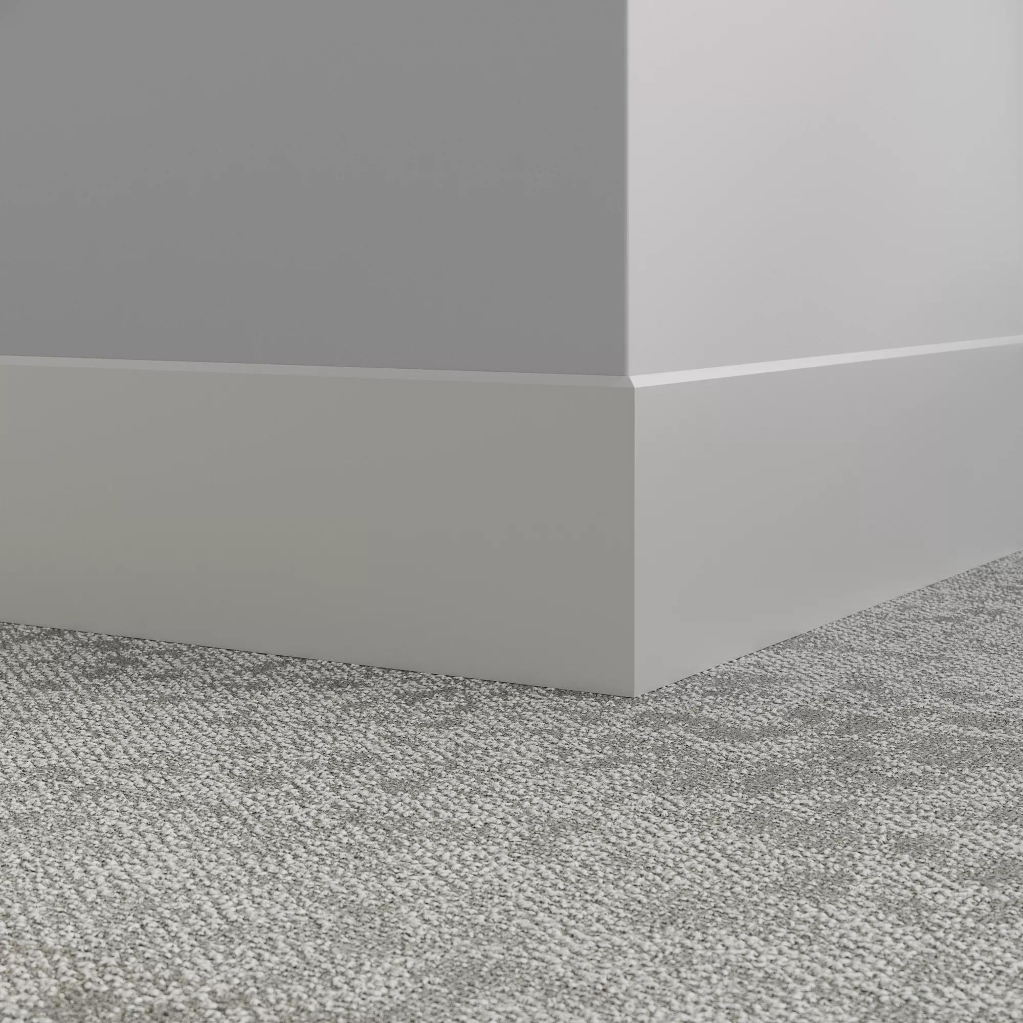 Tarkett / Johnsonite Millwork Exhibit 6" 23 Vapor Gray 6" x 8' by 1/4"