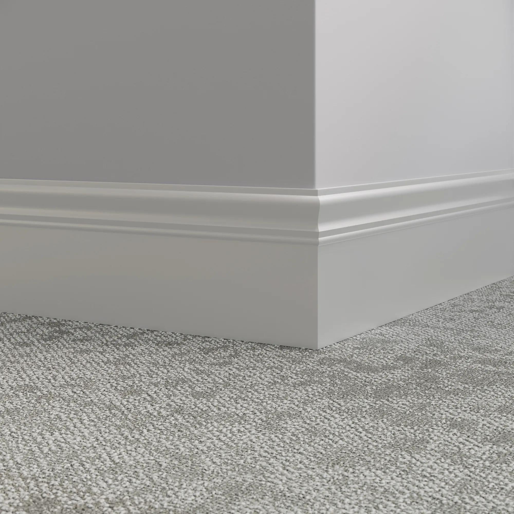 Tarkett / Johnsonite Millwork Monarch 6" Vapor 23 Grey 6" x 8' by 3/16" – product image showing size, style, and brand details.