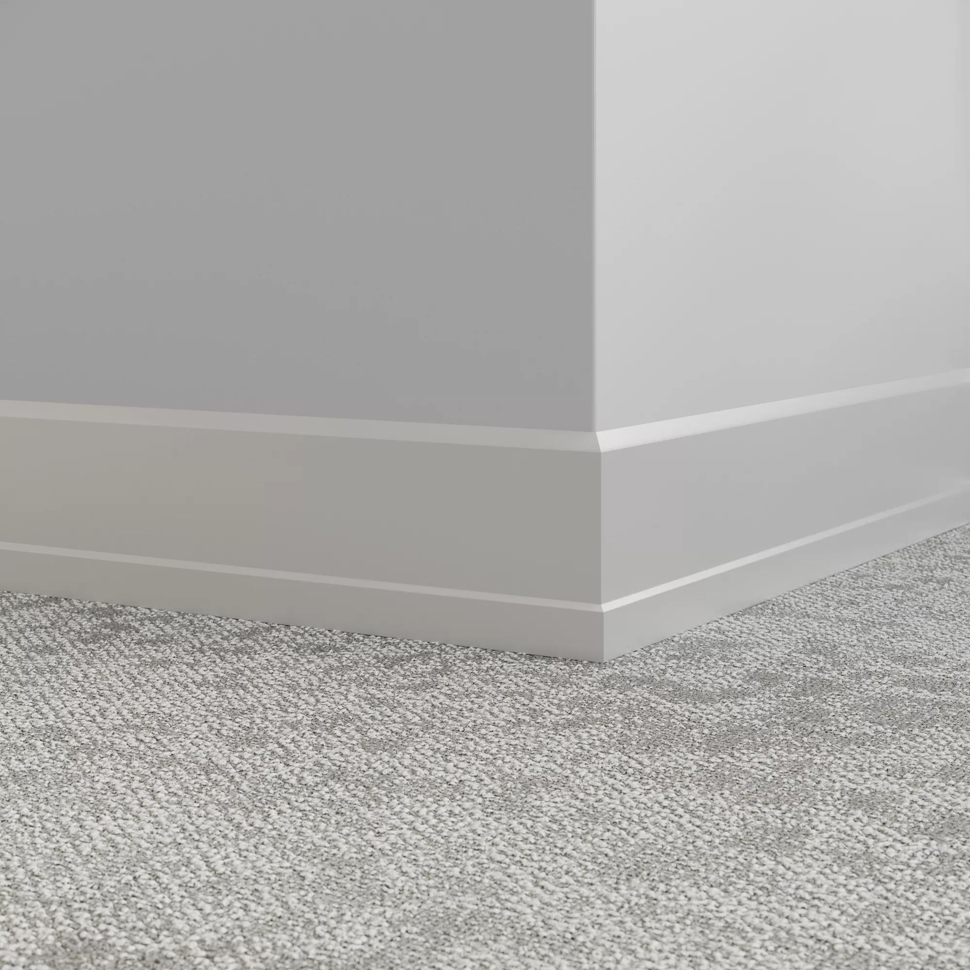 Tarkett / Johnsonite Millwork Stance 4.5" 23 Vapor Gray 4.5" x 8' by 0.35"