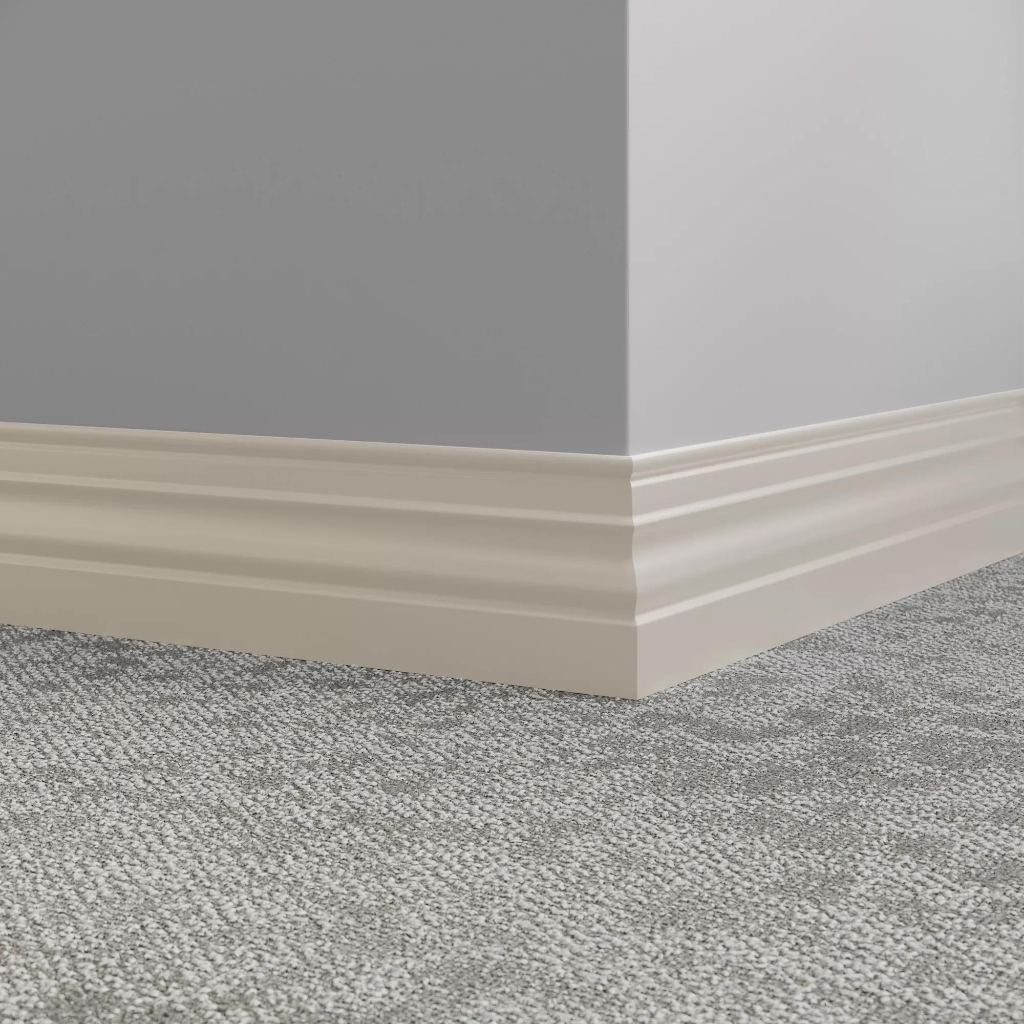 Tarkett / Johnsonite Millwork Diplomat 4-1/2" 24 Grey Haze 4.5" x 8' by 3/8" (48 LF/box)