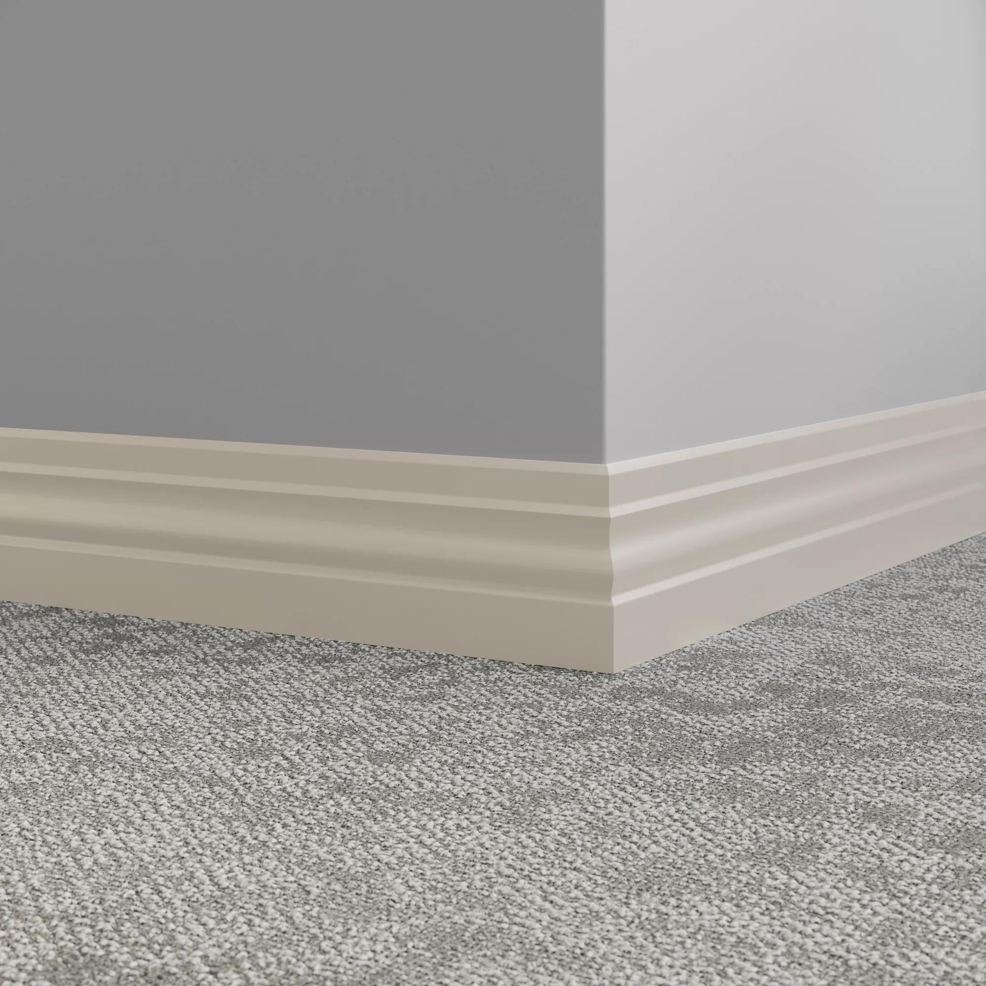 Tarkett / Johnsonite Millwork Ambassador 4" 24 Grey Haze 4" x 8' by 3/8" (48 LF/box)