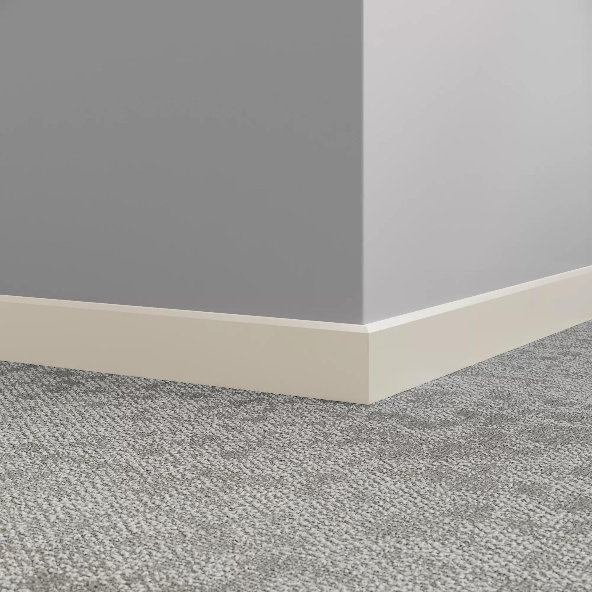 Tarkett / Johnsonite Millwork Mandalay 2-1/2" 27 Mist 2.5" x 8' by 3/8" – product image showing size, style, and brand details.