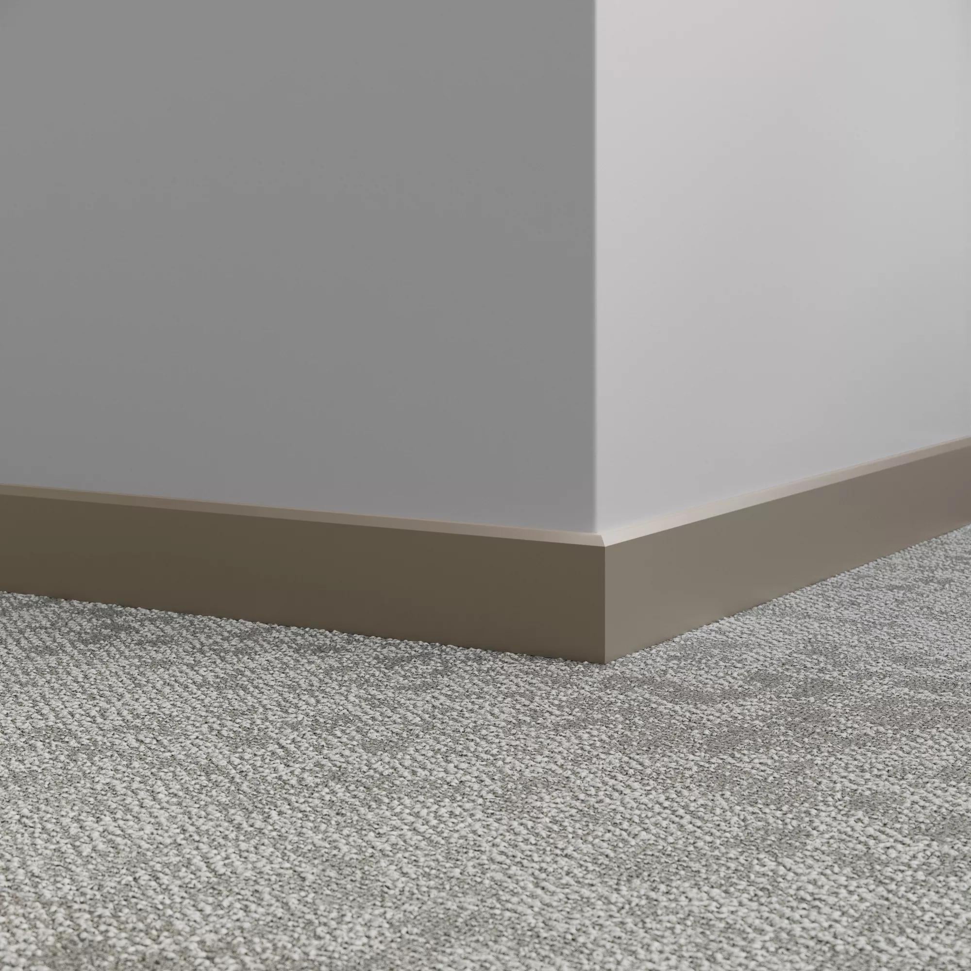 Tarkett / Johnsonite Millwork Mandalay 2-1/2" 281 Grizzly 2.5" x 8' by 3/8" (40 LF/box)