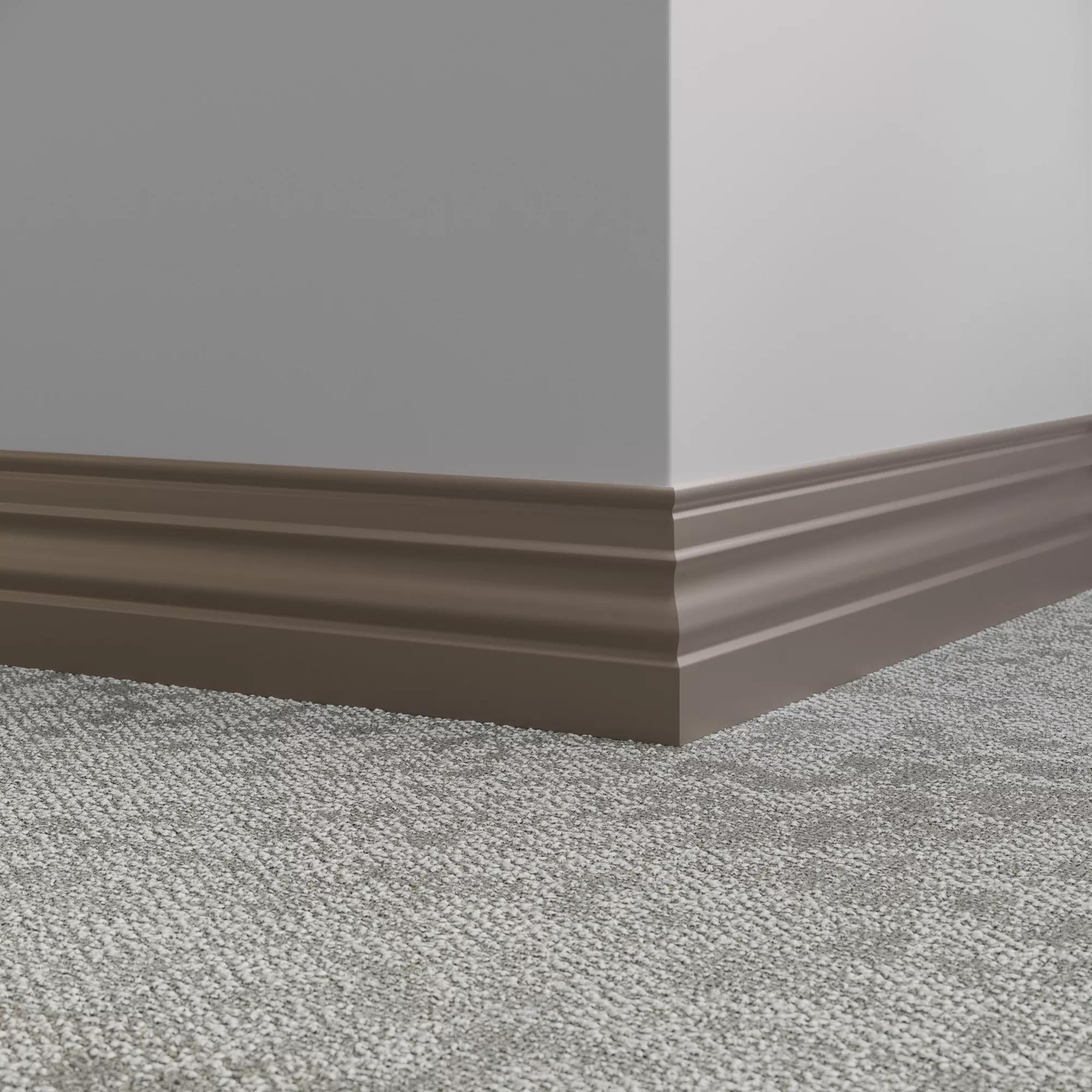 Tarkett / Johnsonite Millwork Diplomat 4-1/2" 283 Toast 4.5" x 8' by 3/8" (48 LF/box)