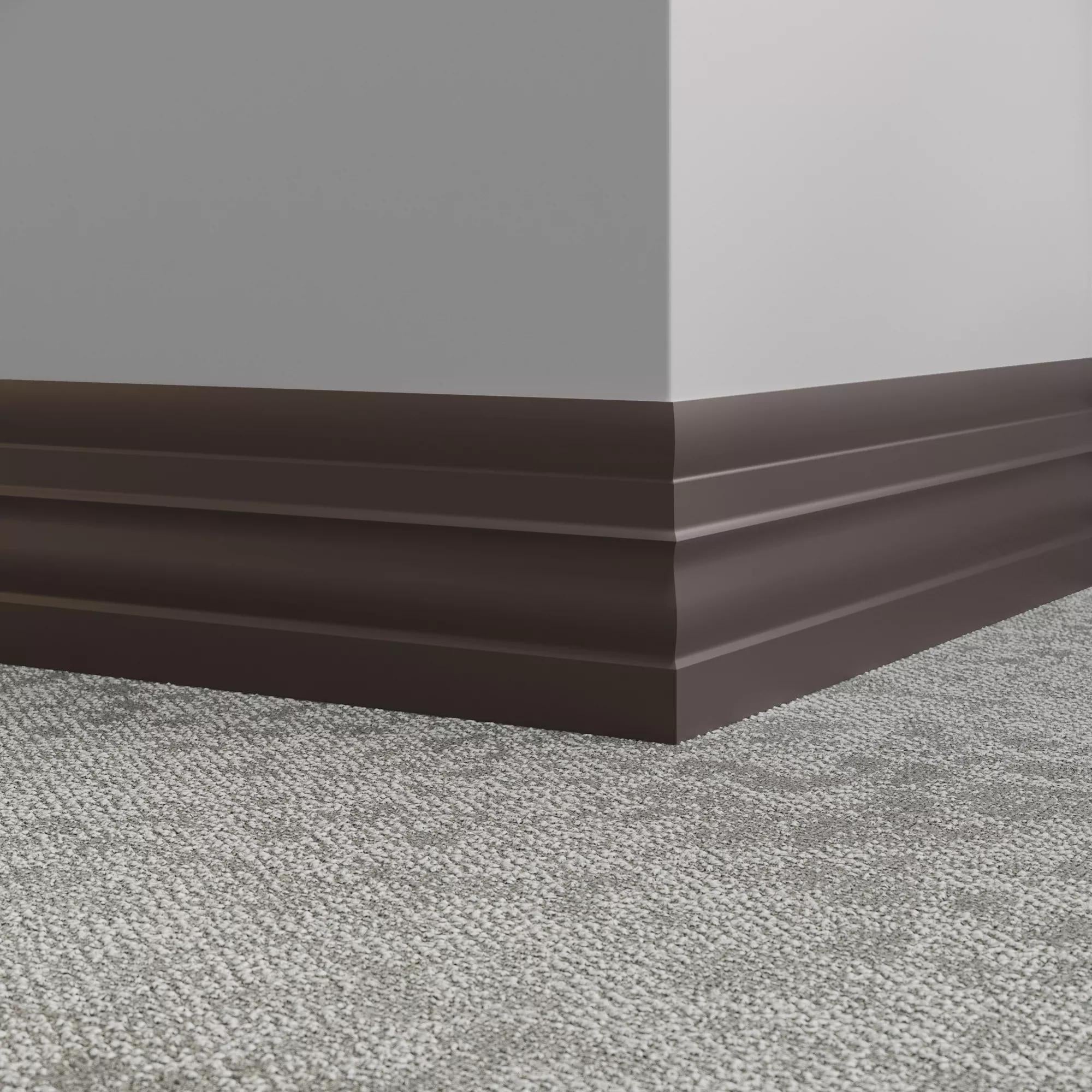 Tarkett / Johnsonite Millwork Attache 6" 284 Ganache 6" x 8' by 1/4" (64 LF/box)