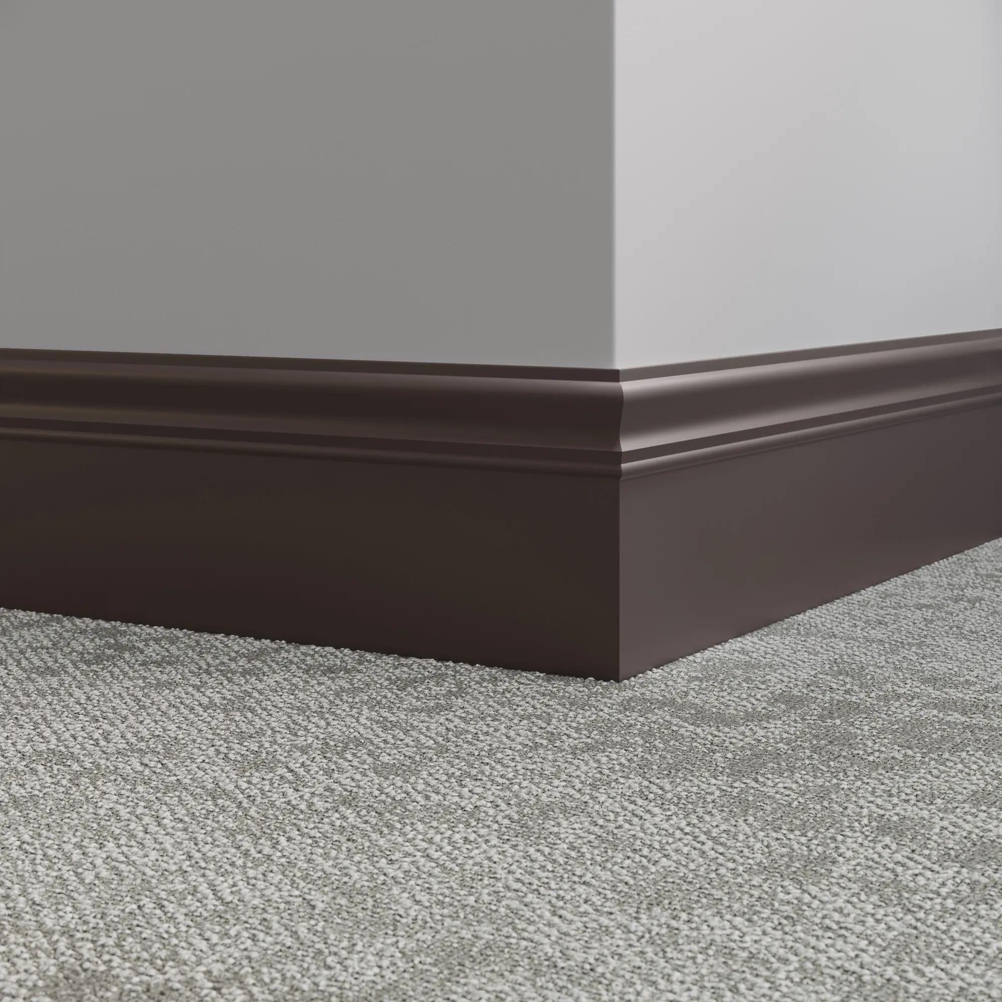 Tarkett / Johnsonite Millwork Monarch 6" 284 Ganache 6" x 8' by 3/16" – product image showing size, style, and brand details.