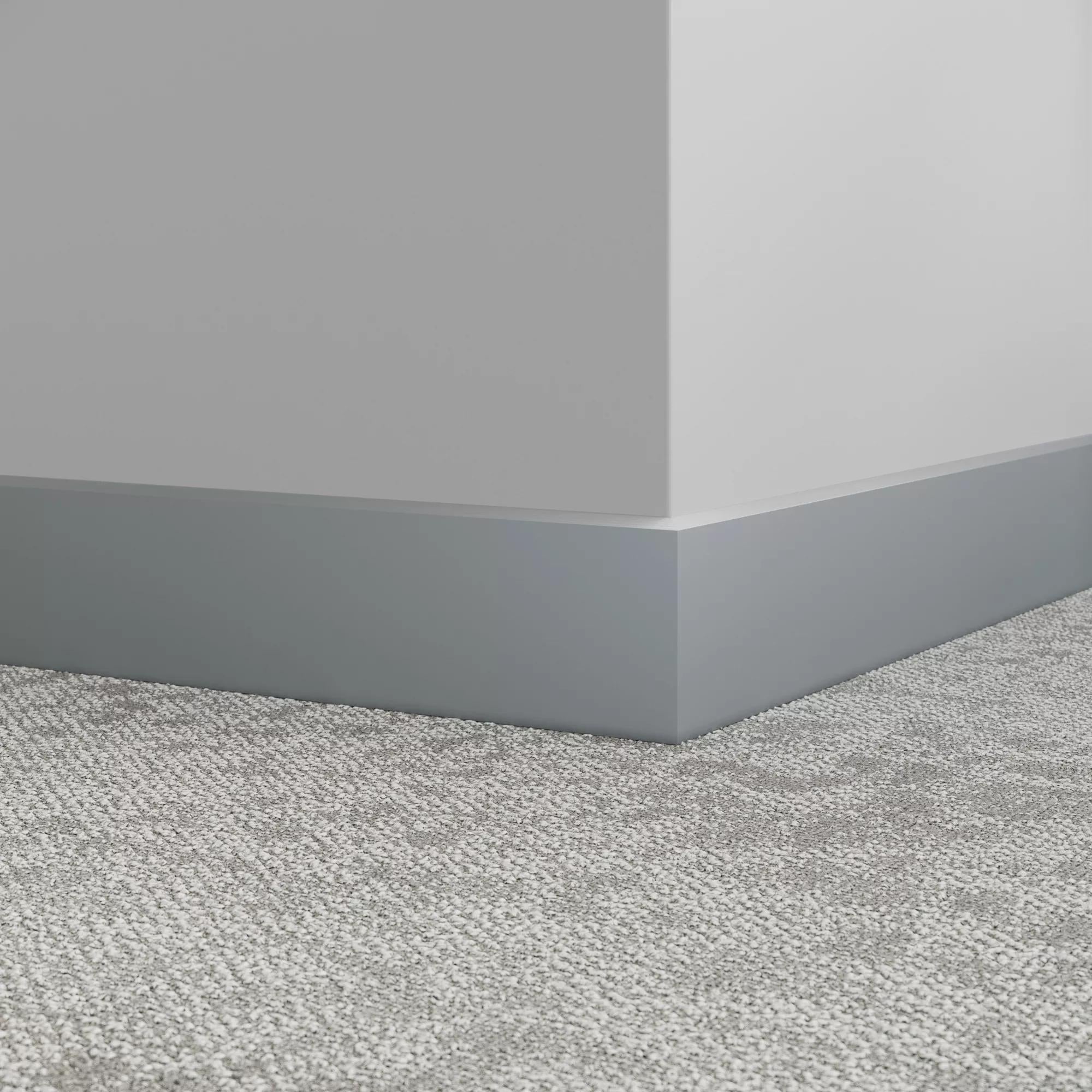 Tarkett / Johnsonite Millwork Exhibit 4.25" 28 Medium Grey 4.25" x 8' by 1/4"