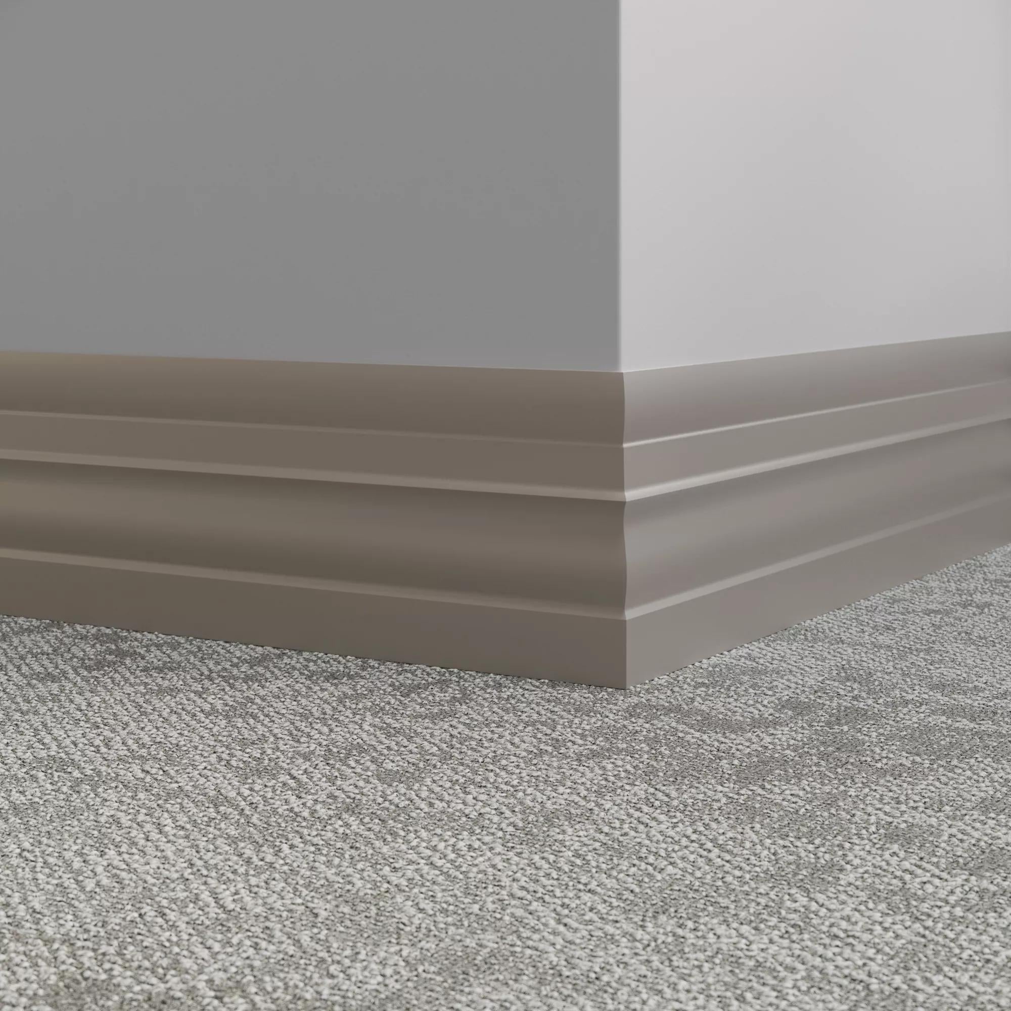 Tarkett / Johnsonite Millwork Attache 6" 32 Pebble 6" x 8' by 1/4" (64 LF/box)