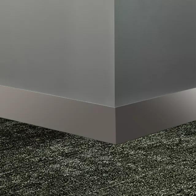 Tarkett / Johnsonite Millwork Monument 2-1/2" 32 Pebble 2.5" x 8' by 1/4" – product image showing size, style, and brand details.