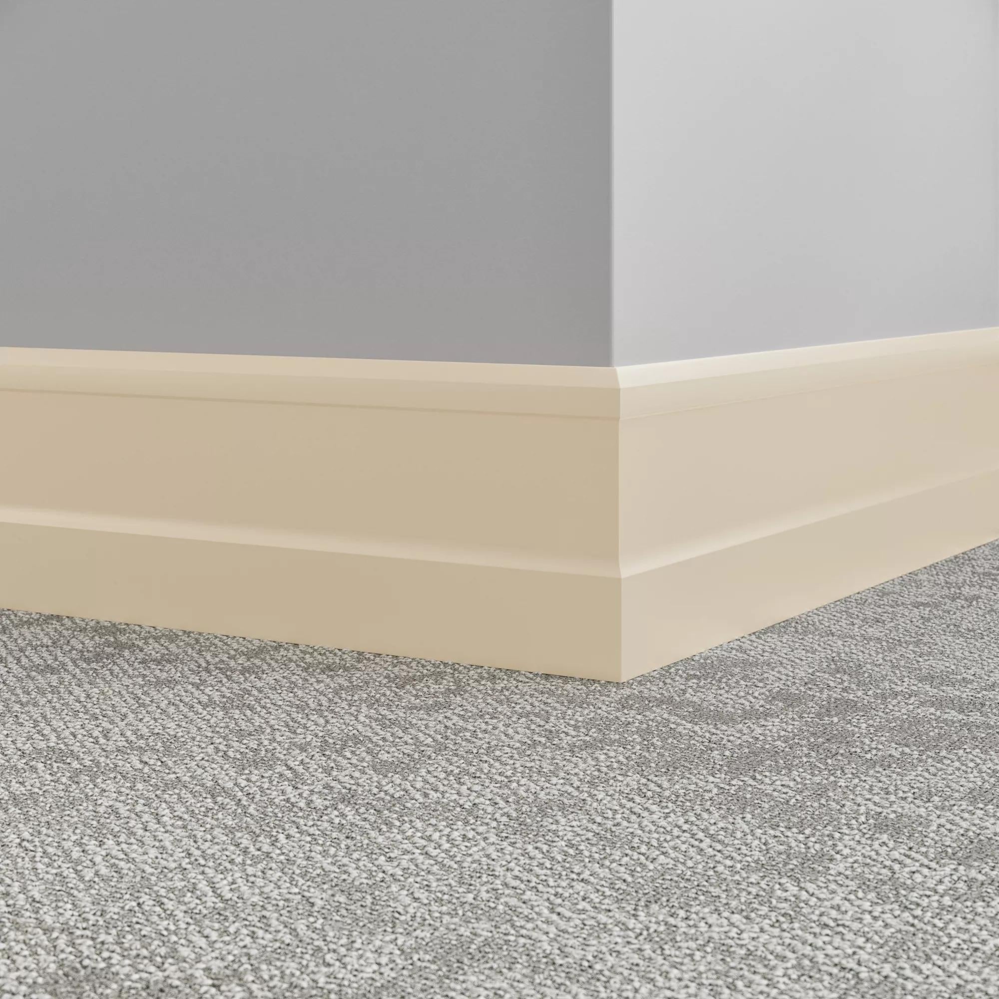 Tarkett / Johnsonite Millwork Recessed 6" 34 Almond 6" x 8' by 0.35"