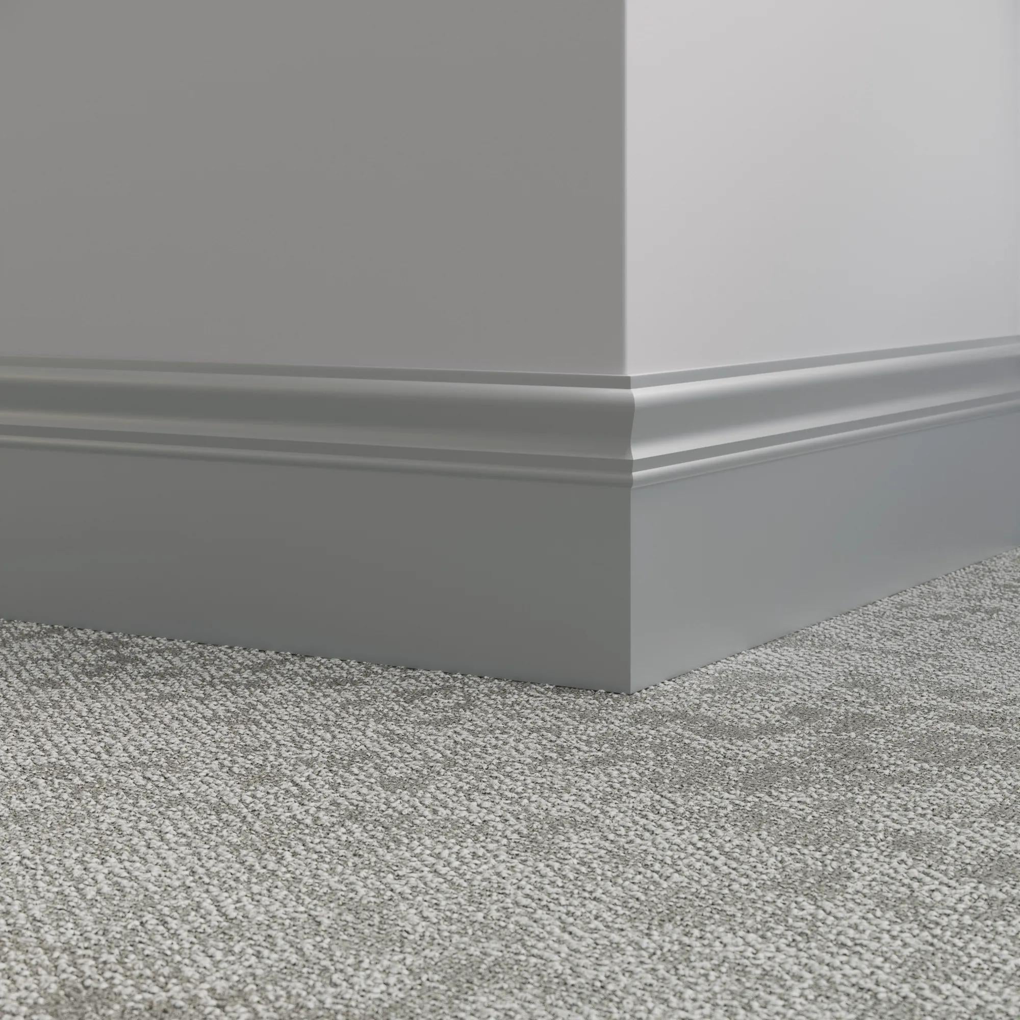 Tarkett / Johnsonite Millwork Monarch 6" 38 Pewter 6" x 8' by 3/16" – product image showing size, style, and brand details.