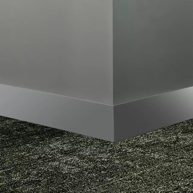 Tarkett / Johnsonite Millwork Monument 2-1/2" 38 Pewter 2.5" x 8' by 1/4" (64 LF/box)