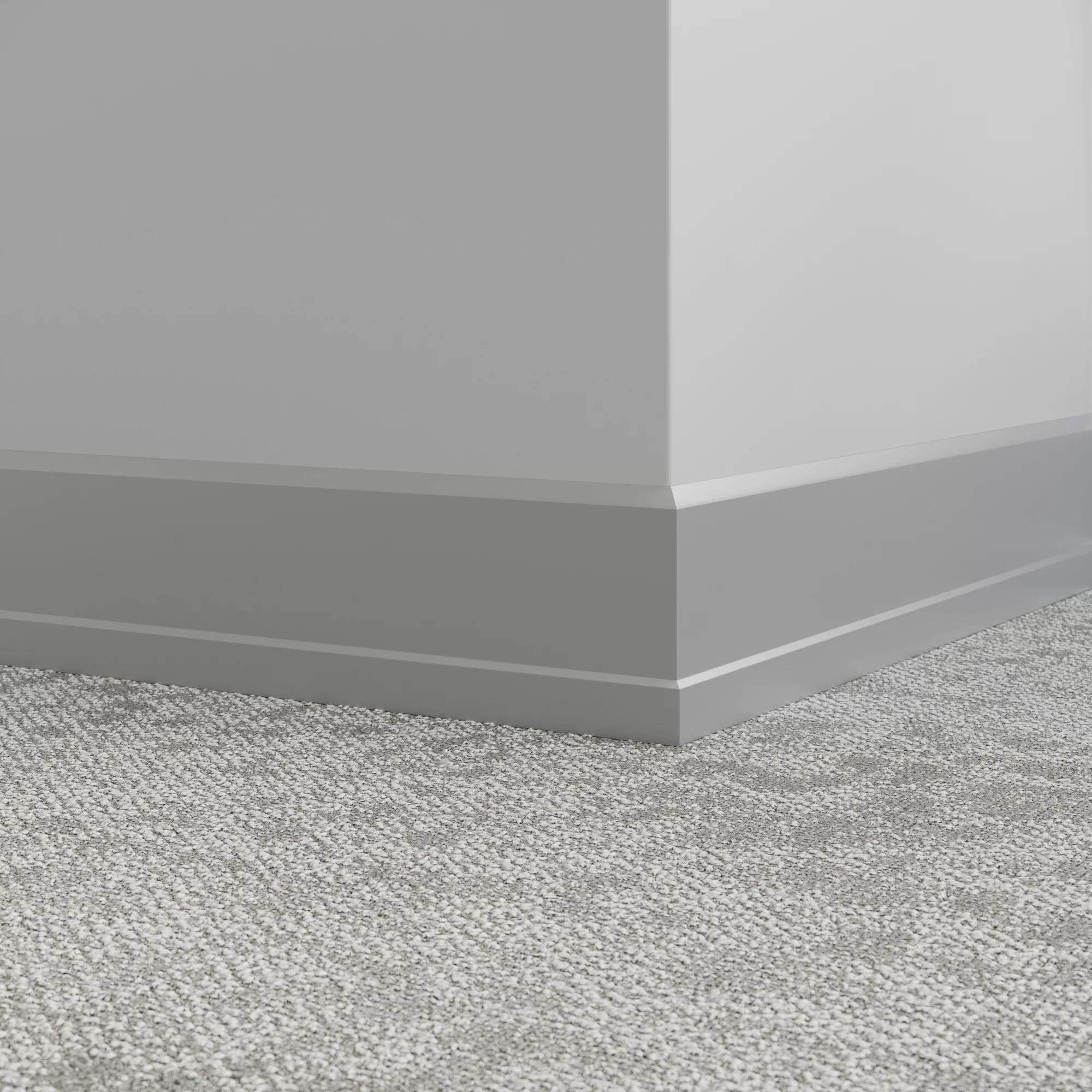 Tarkett / Johnsonite Millwork Stance 4.5" 38 Pewter 4.5" x 8' by 0.35"