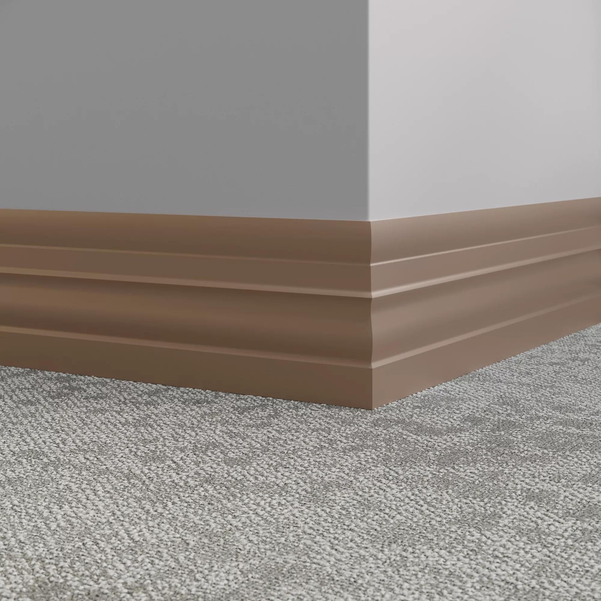Tarkett / Johnsonite Millwork Attache 6" 45 Sandalwood 6" x 8' by 1/4" (64 LF/box)