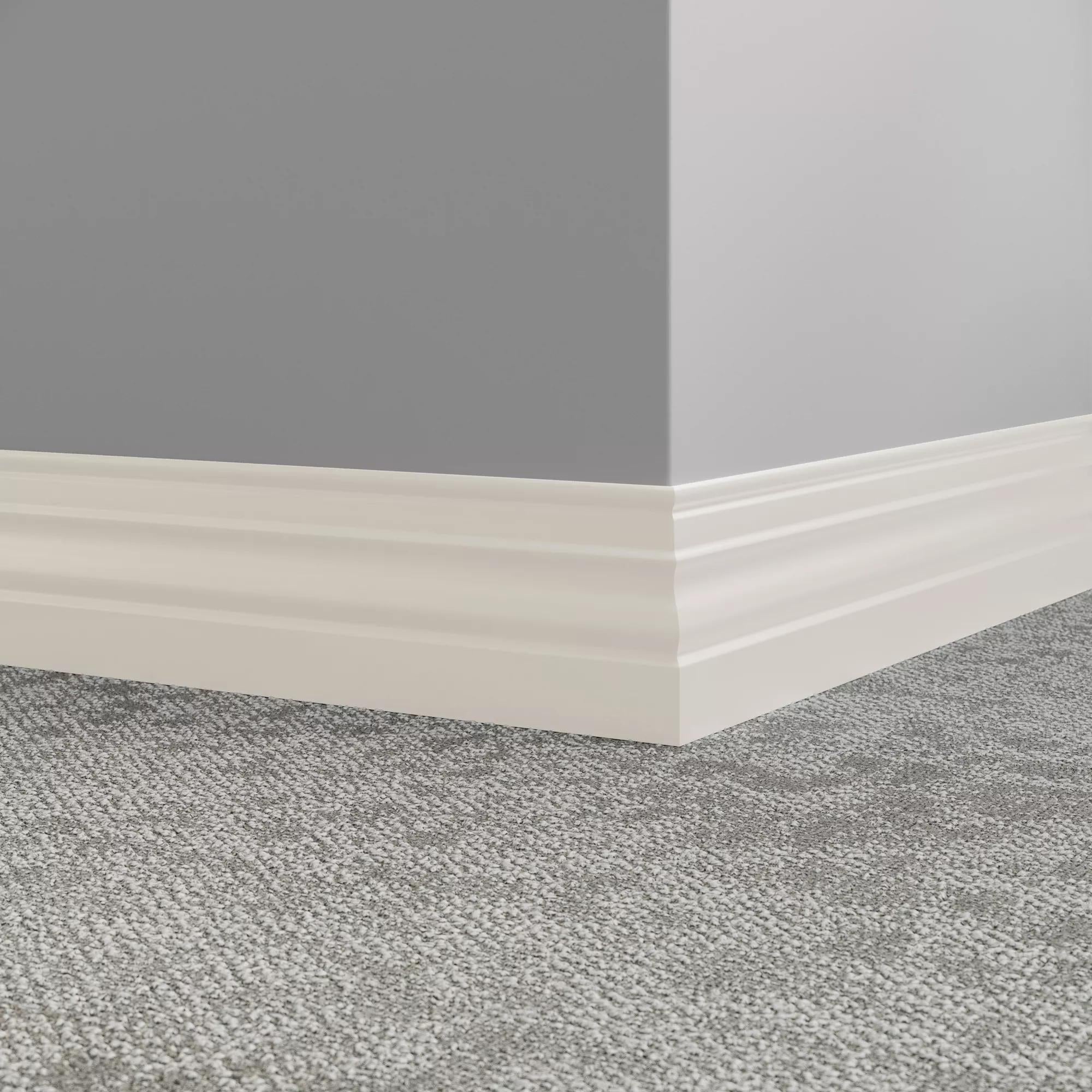 Tarkett / Johnsonite Millwork Diplomat 4-1/2" 460 Cotton 4.5" x 8' by 3/8" (48 LF/box)