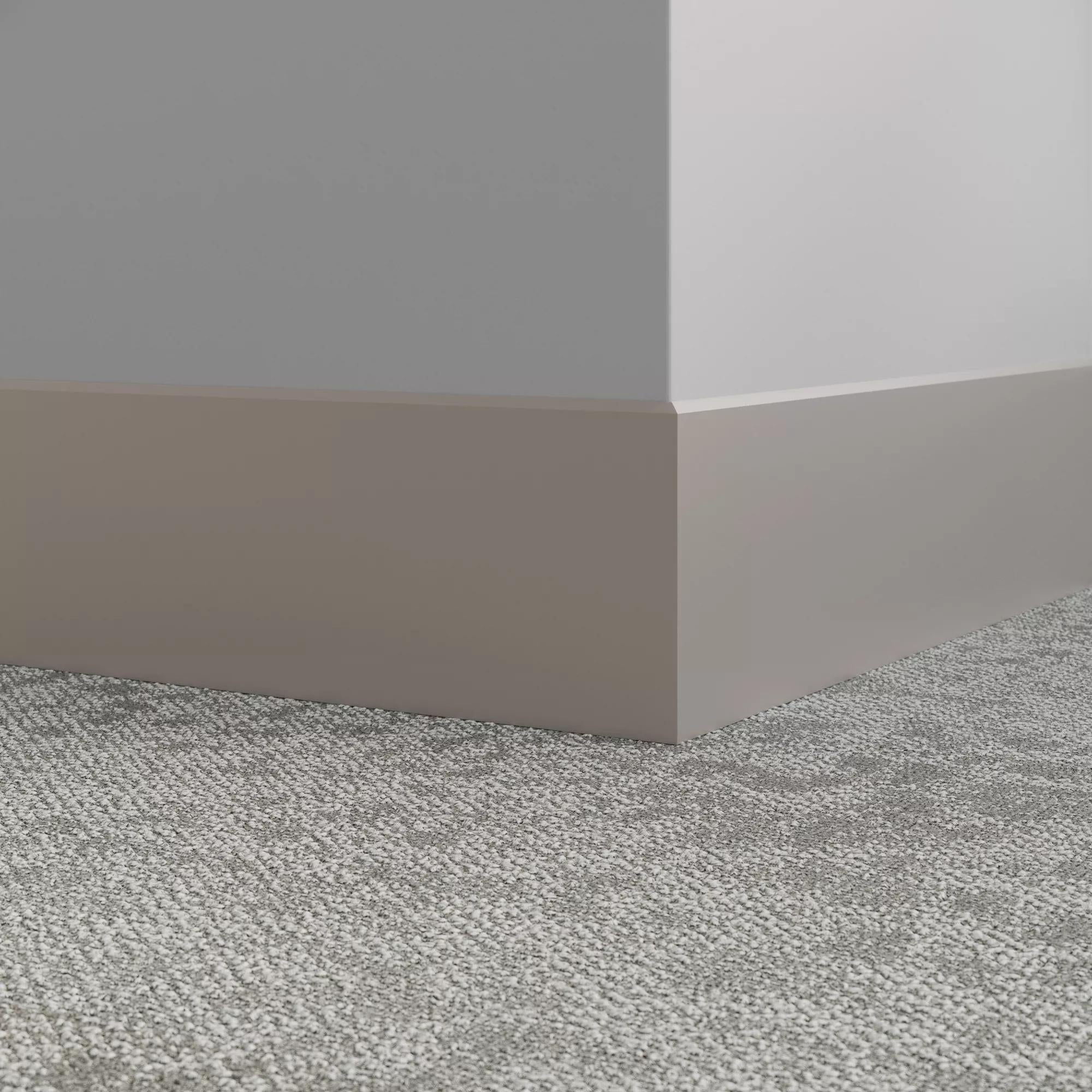 Tarkett / Johnsonite Millwork Exhibit 6" 55 Silver Gray 6" x 8' by 1/4"