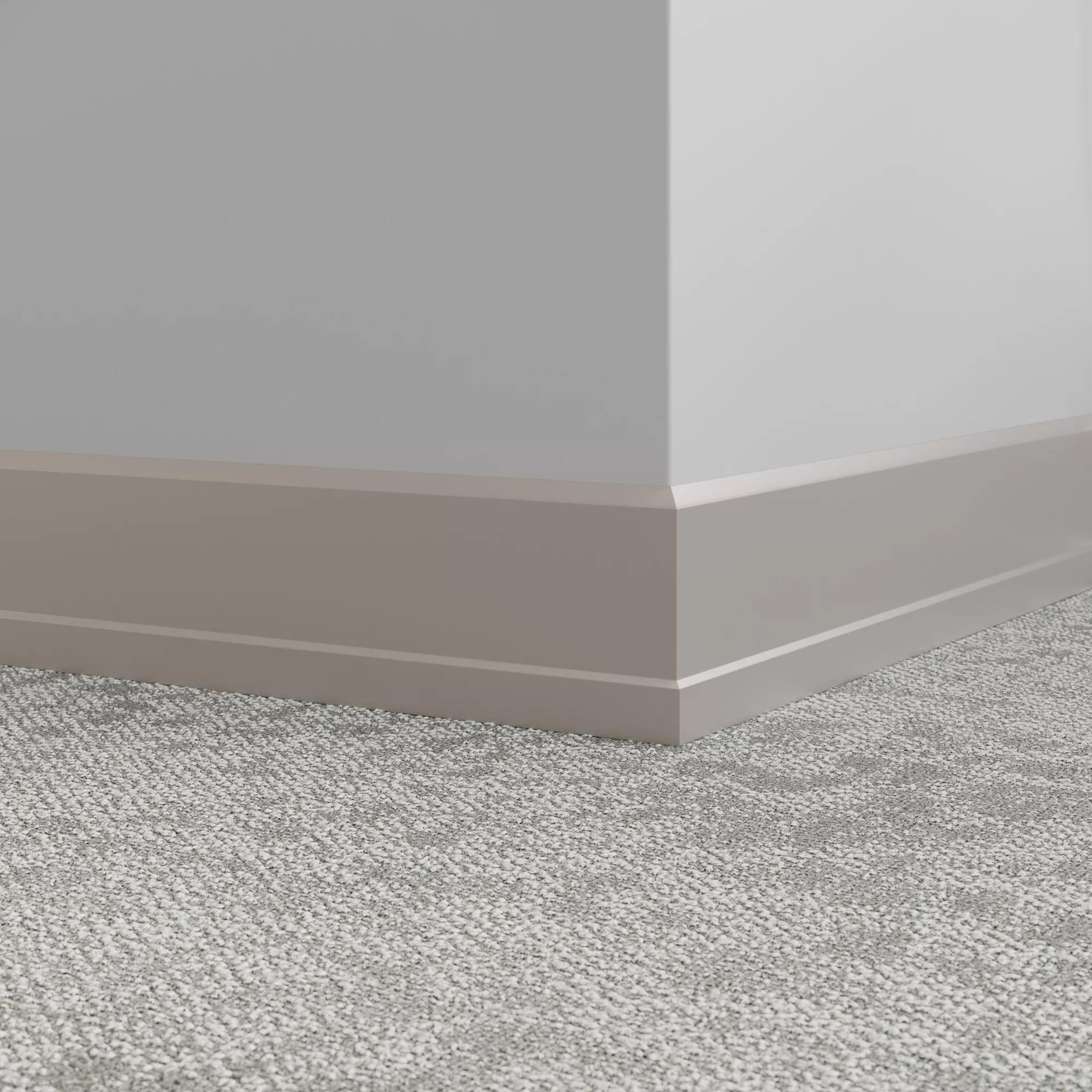 Tarkett / Johnsonite Millwork Stance 6" 55 Silver Gray 6" x 8' by 0.35"