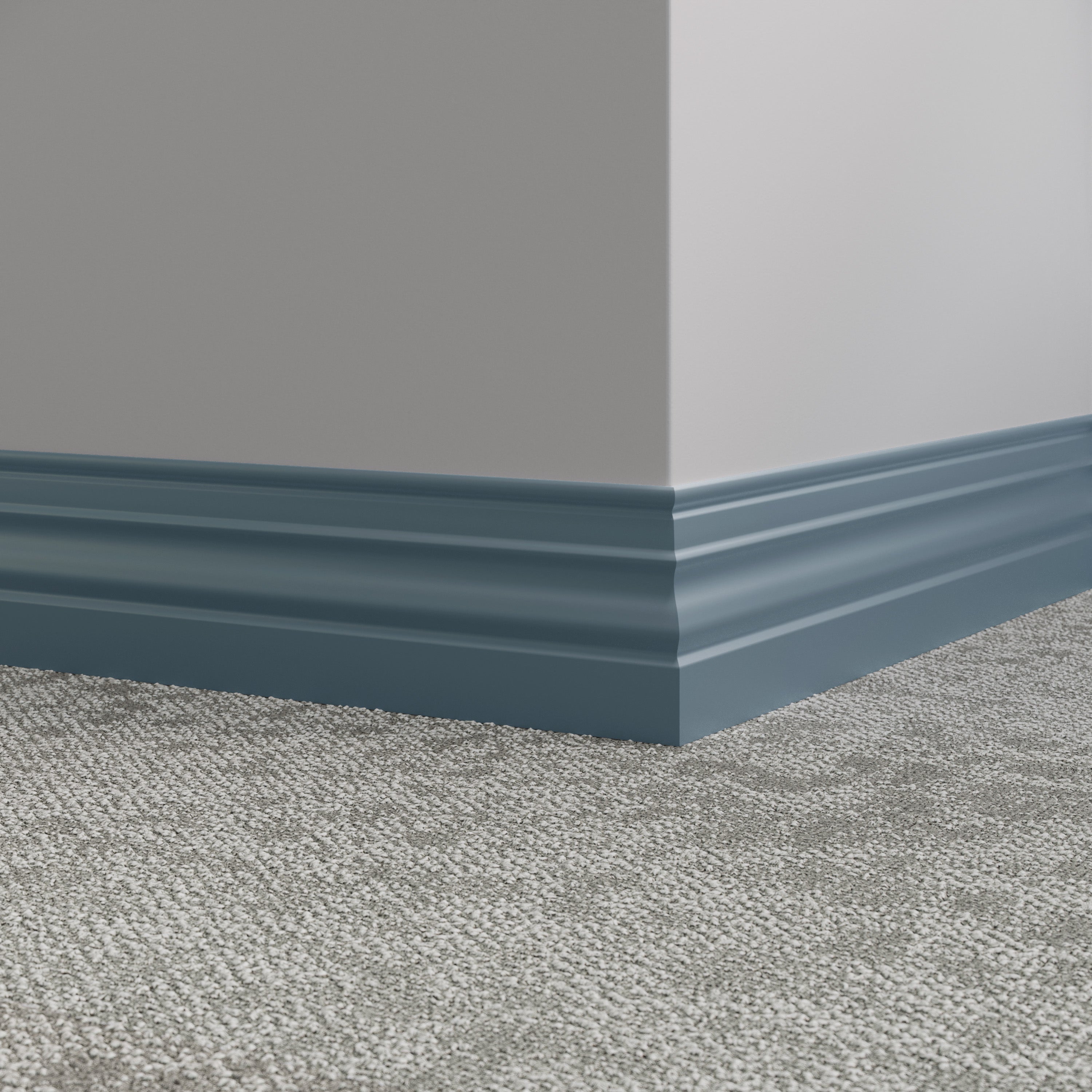 Tarkett / Johnsonite Millwork Diplomat 4-1/2" 58 Windor Blue 4.5" x 8' by 3/8" (48 LF/box)